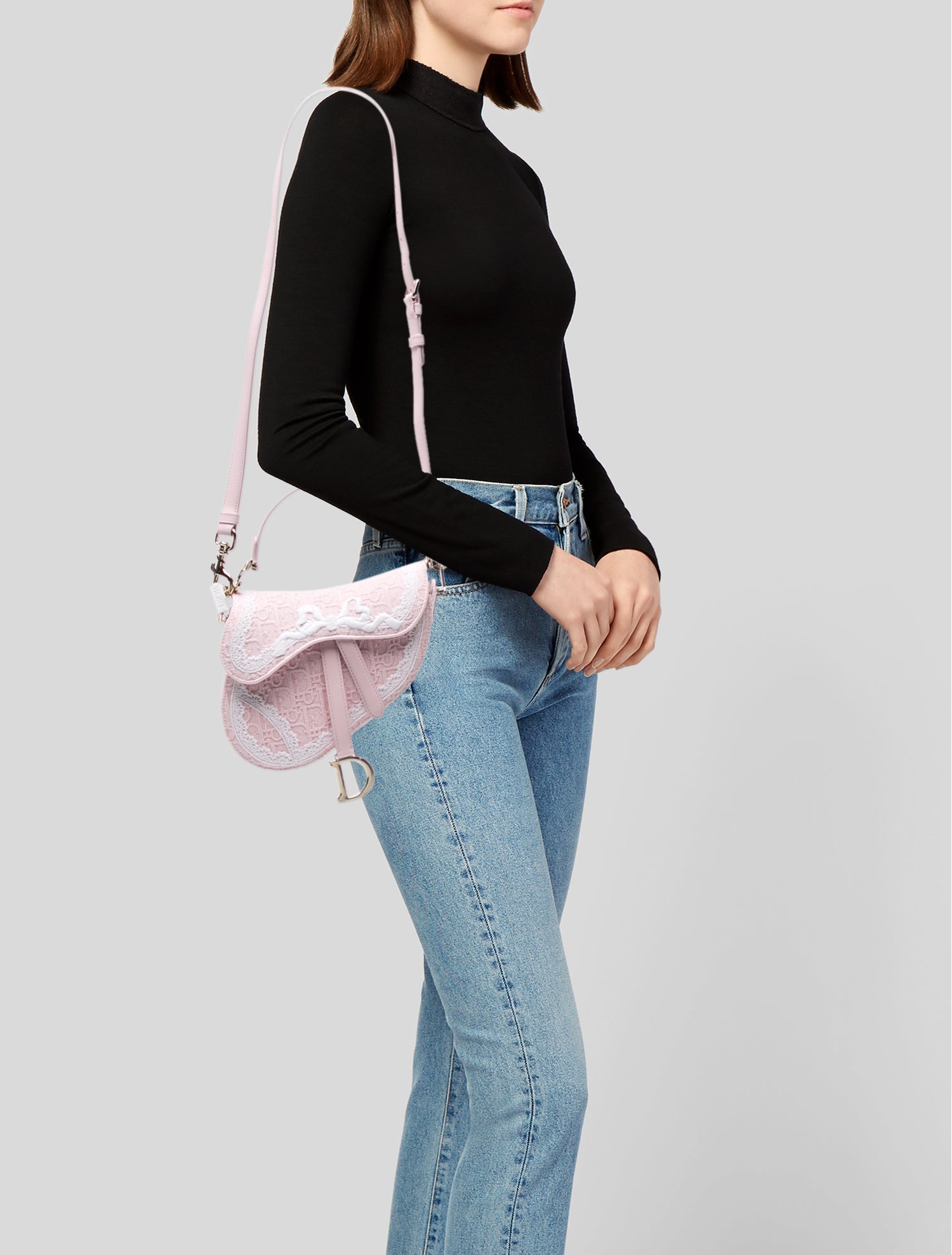 Christian Dior Oblique Jacquard Dioramour Saddle Small 2026 w/ Tags