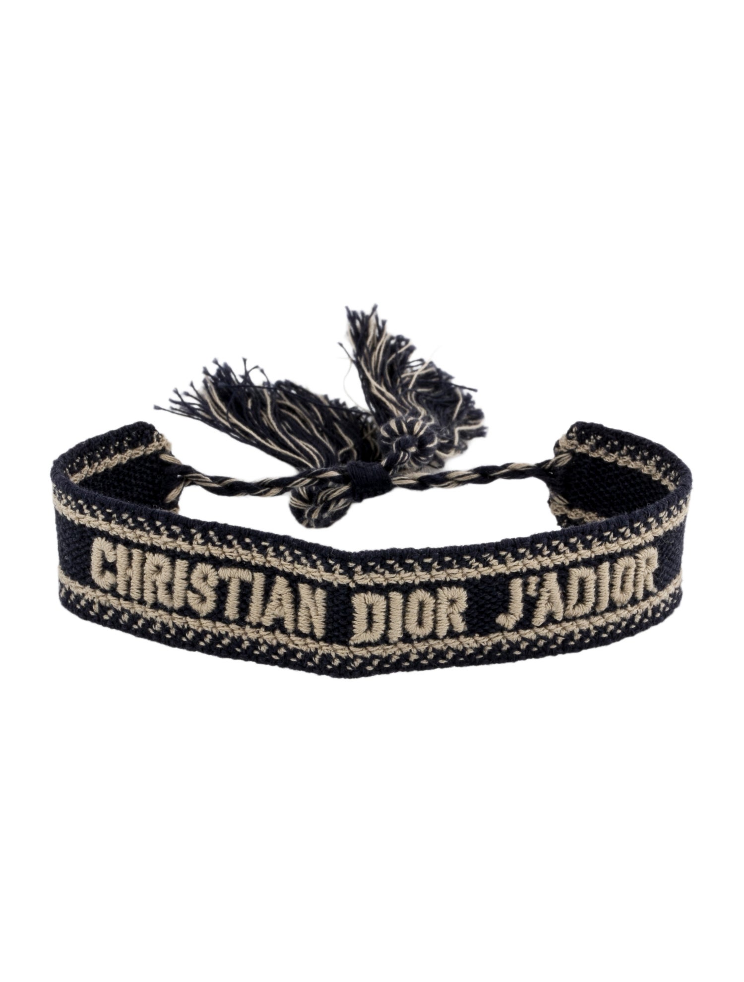 Christian Dior Woven J'Adior Friendship Wrap Bracelet - Blue Wrap