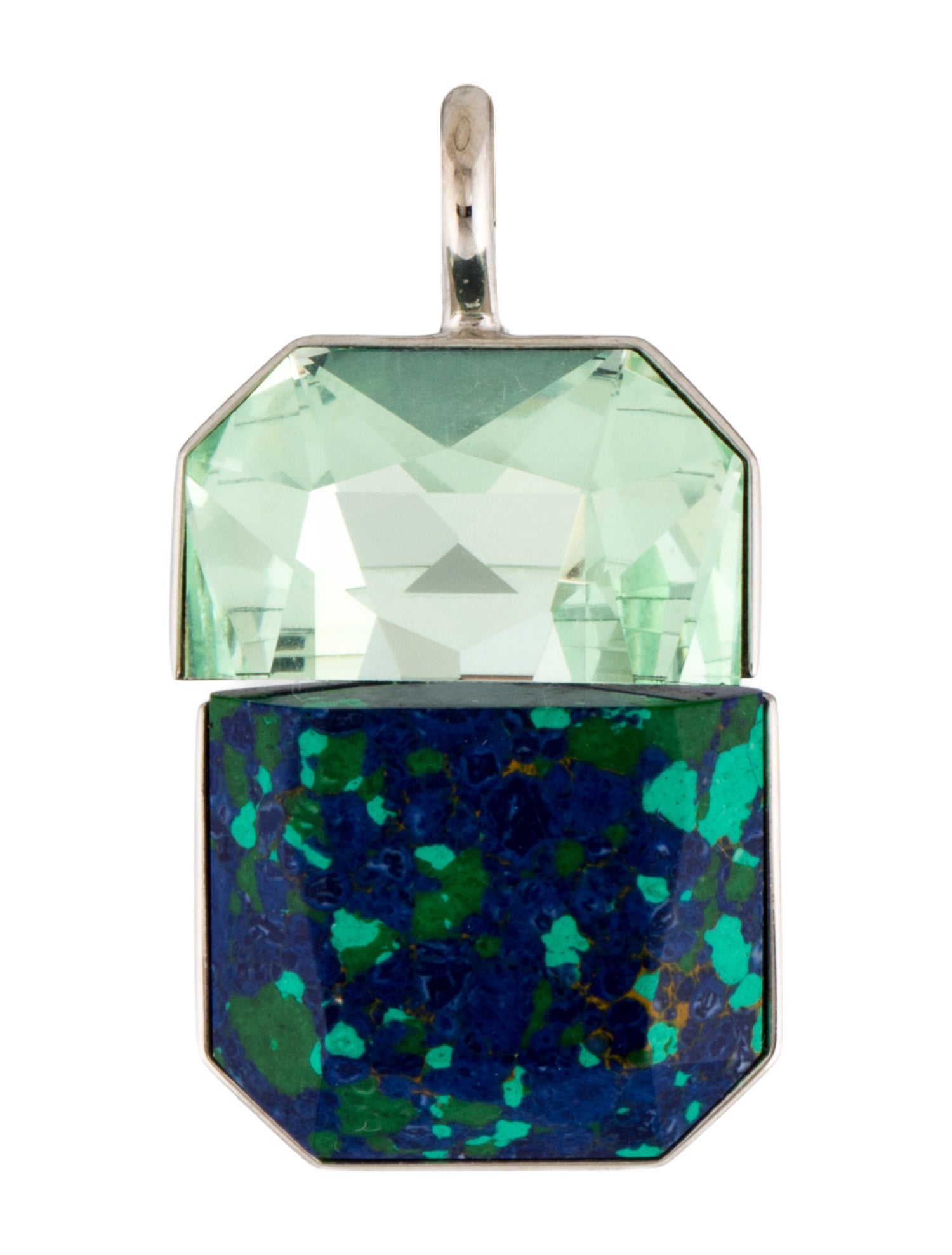Christian Dior Crystal & Resin 'Dior Set' Single Drop Earring
