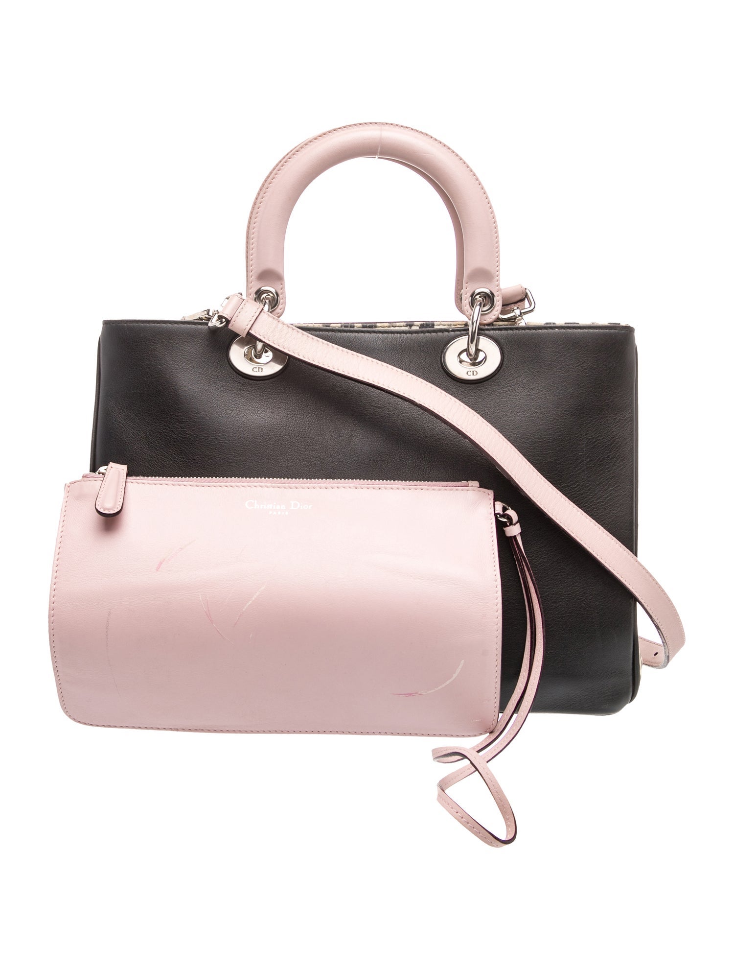 Christian Dior Leather Diorissimo Medium - Black Totes, Handbags