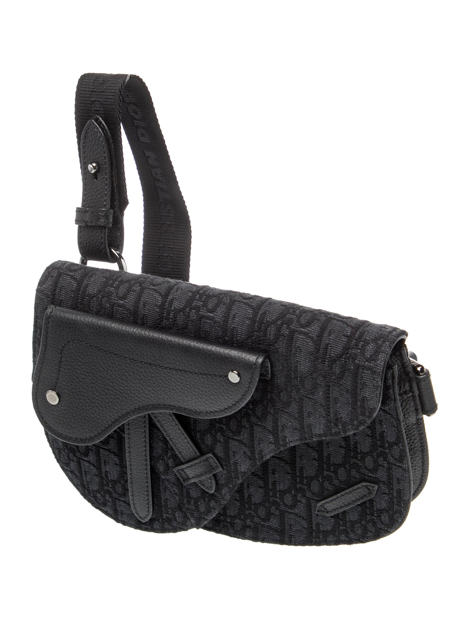 DIOR MEN Oblique Jacquard Christian Dior Saddle 2023