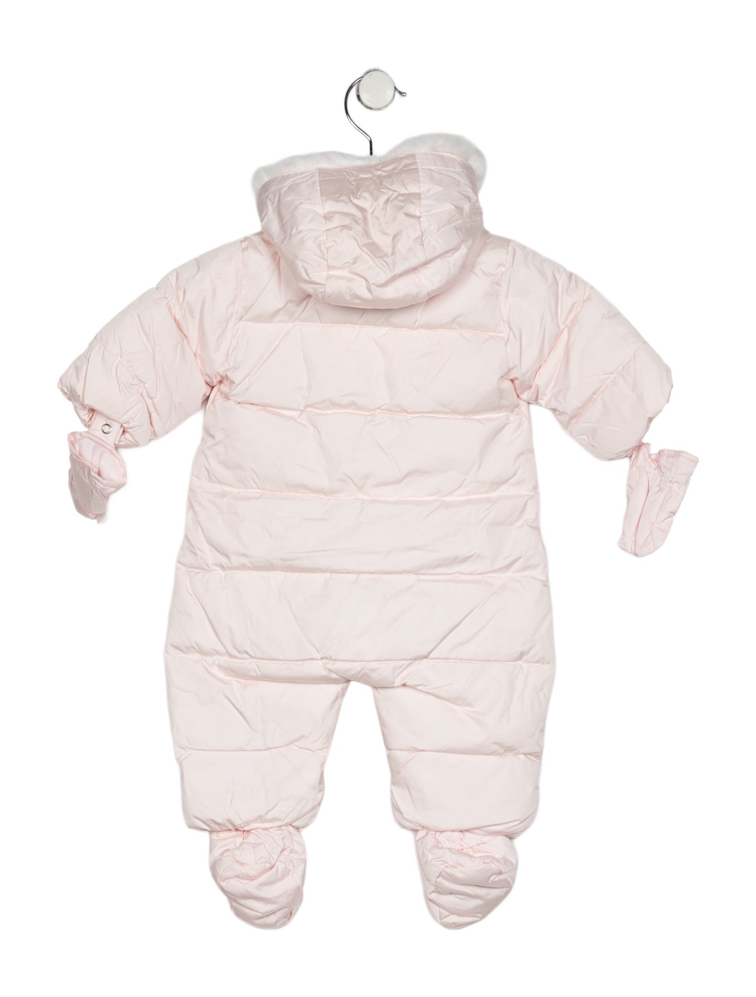 Christian Dior Infant Girls' Fur-Trimmed Snow Suit - Pink Sizes 0
