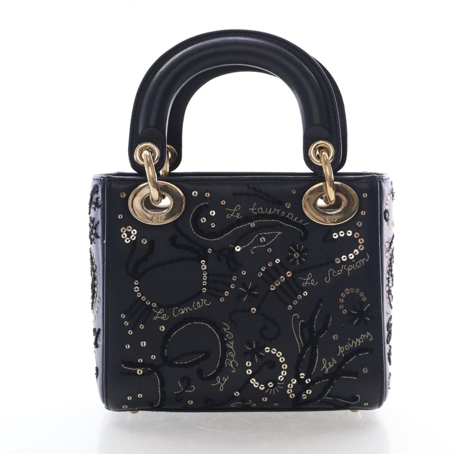 Christian Dior Lambskin Astrology Lady Dior Mini