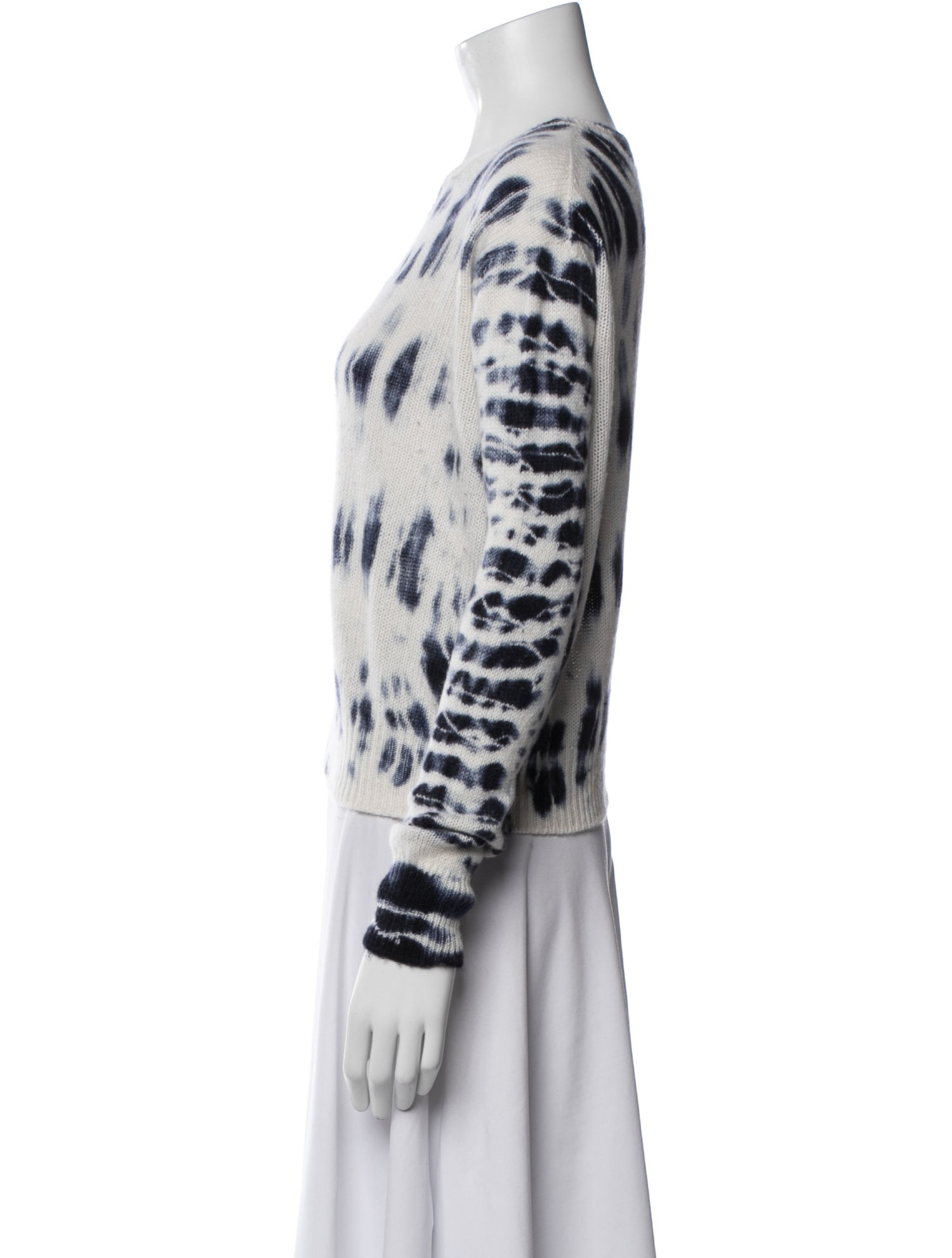 Christian Dior Cashmere Tie-Dye Print Sweater