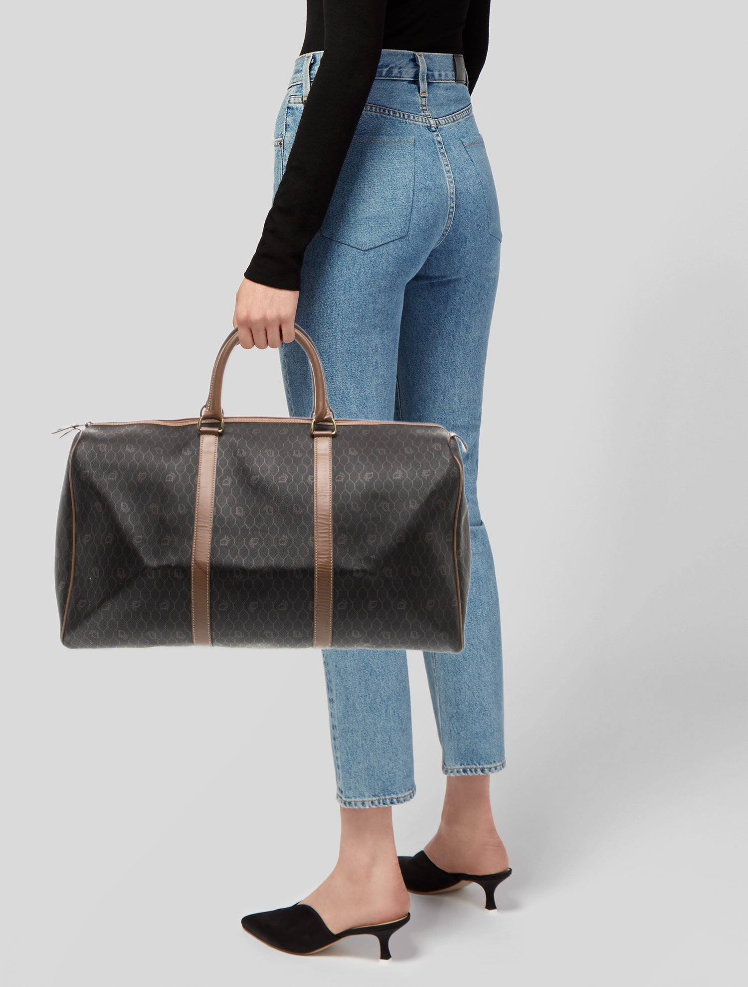 Christian Dior Honeycomb Boston Vintage