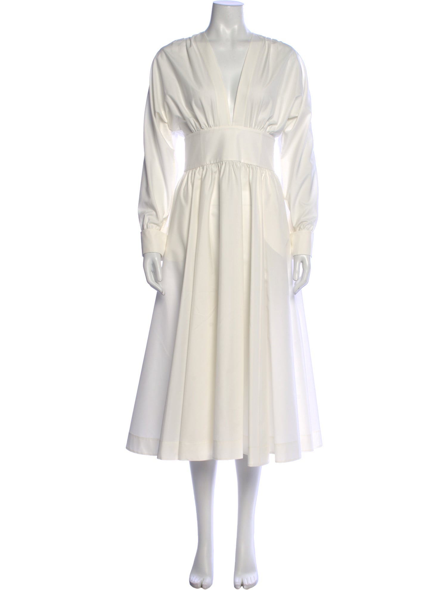 Christian Dior V-Neck Midi Length Dress w/ Tags