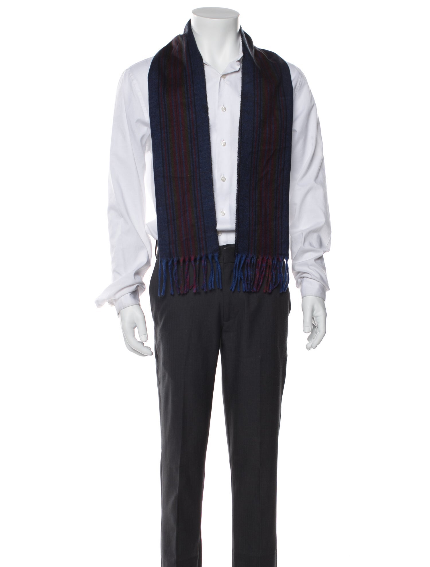 Christian Dior Striped Scarf