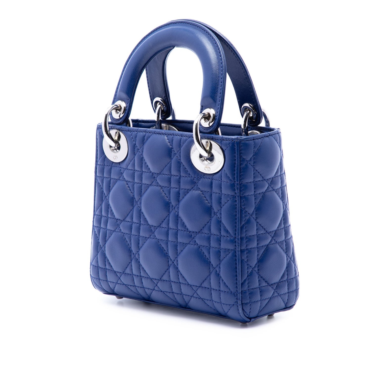 Christian Dior Lambskin Mini Lambskin Cannage Lady Dior