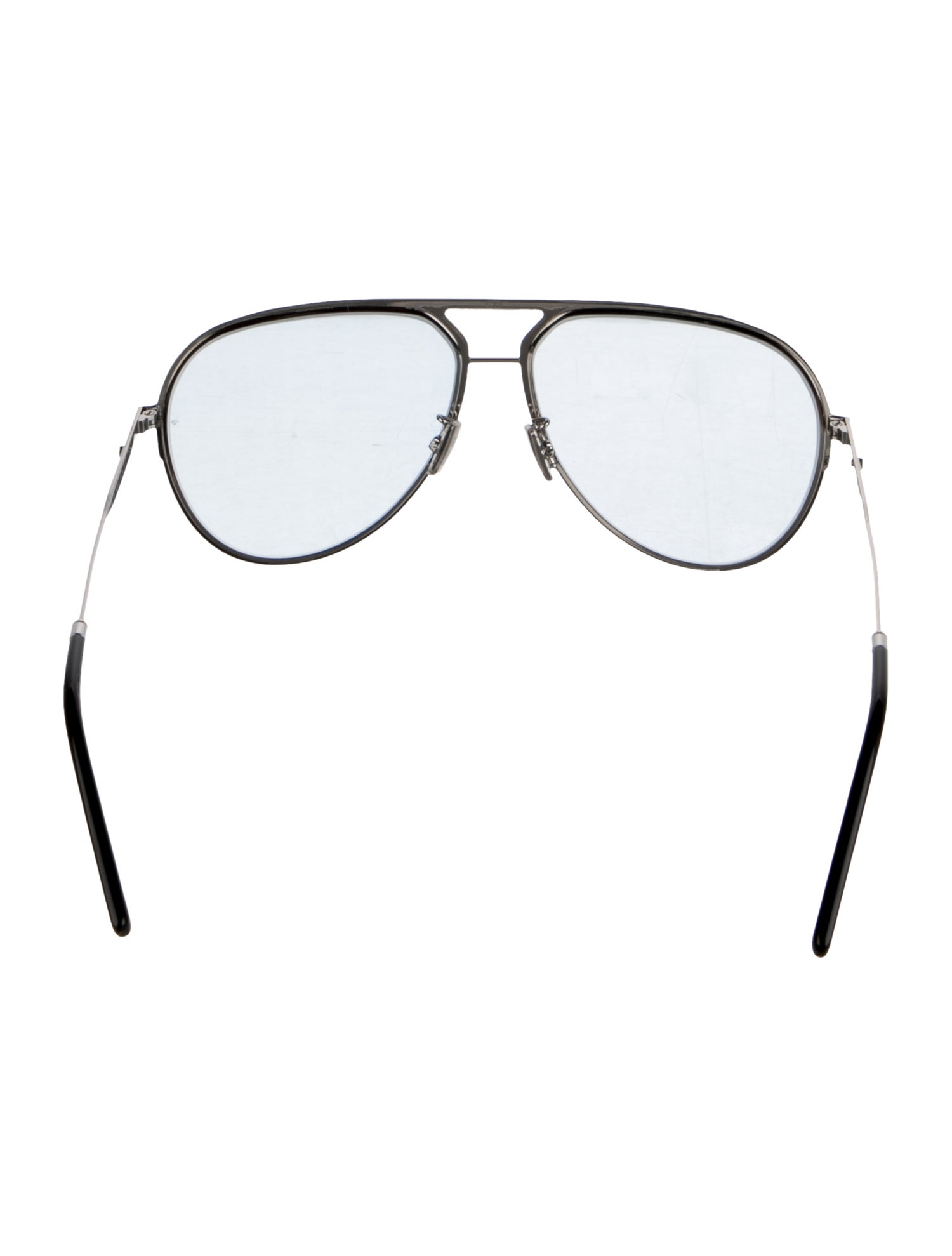 Christian Dior Vintage Mini Aviator Sunglasses - Clear Sunglasses