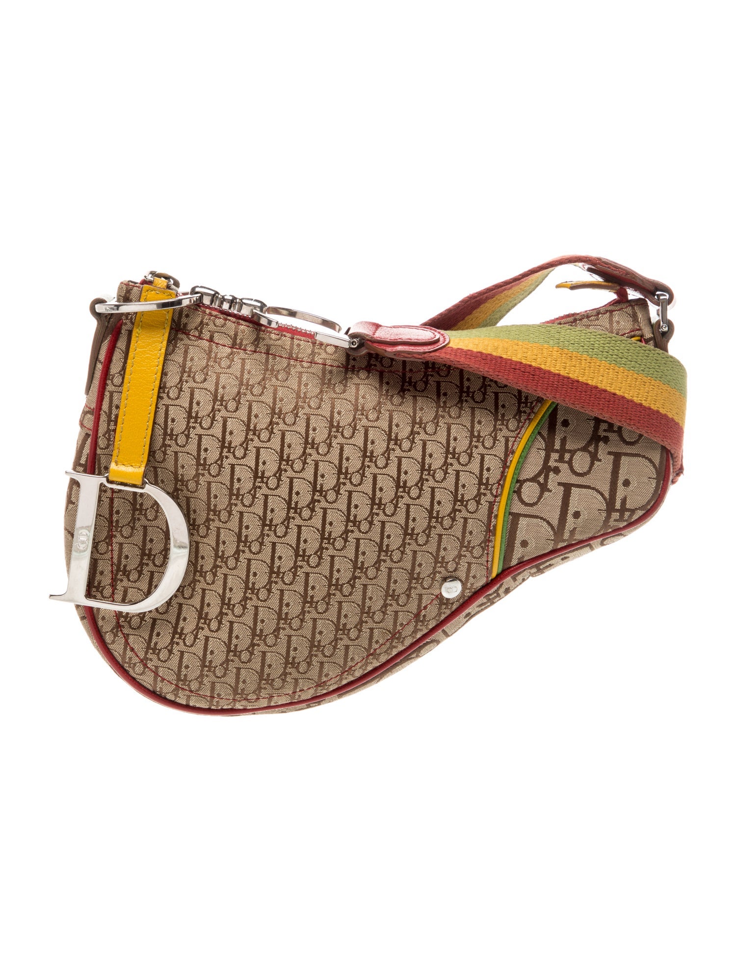 Christian Dior Diorissimo Rasta Vintage Saddle Small
