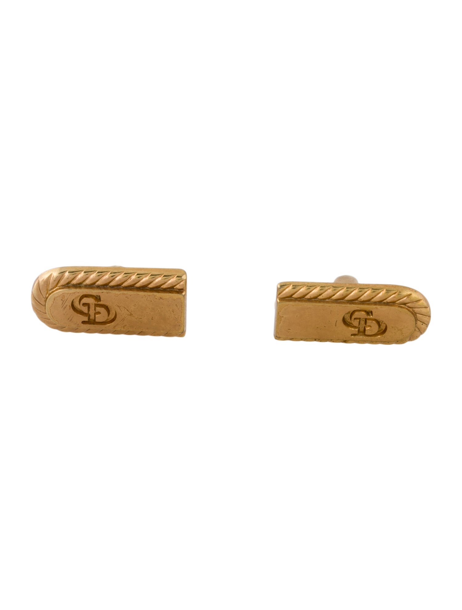 Christian Dior Vintage CD Cufflinks