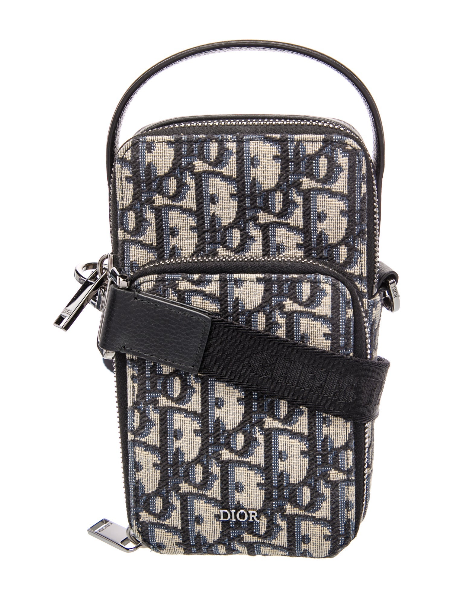 DIOR MEN Oblique Jacquard Crossbody Bag
