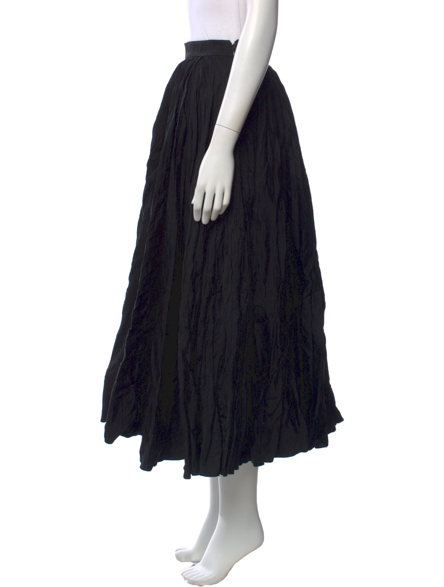 Christian Dior Pleated Accents Long Skirt
