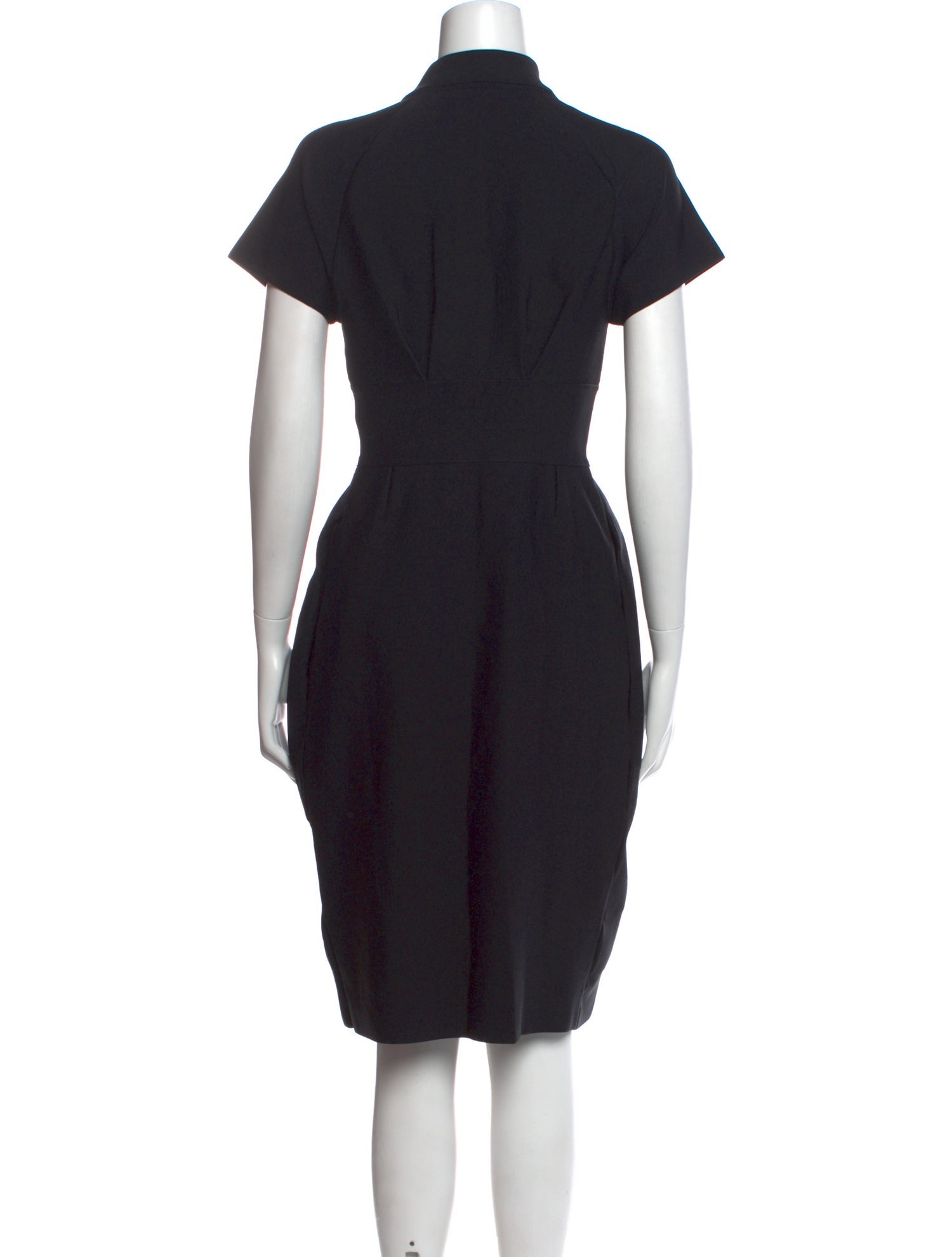 christian dior black dress polka dot mermaid Cut in lightweight wool and silk House of Dior - "Abandon"