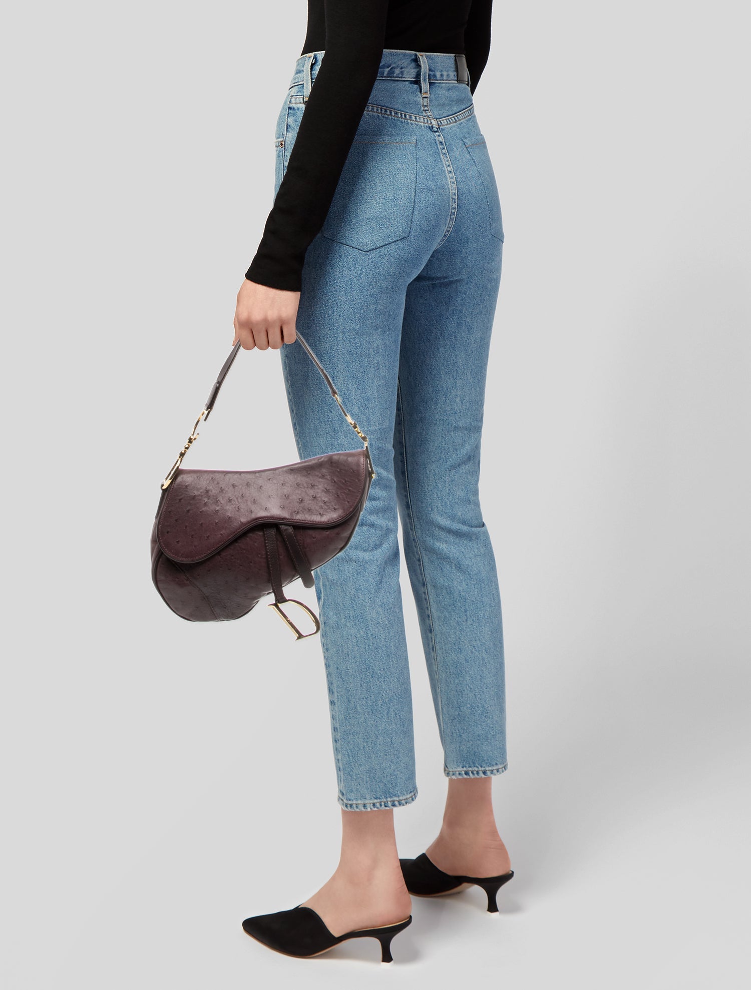 Christian Dior Kaléidiorscopic Mini Saddle Bag w/ Tags - Neutrals