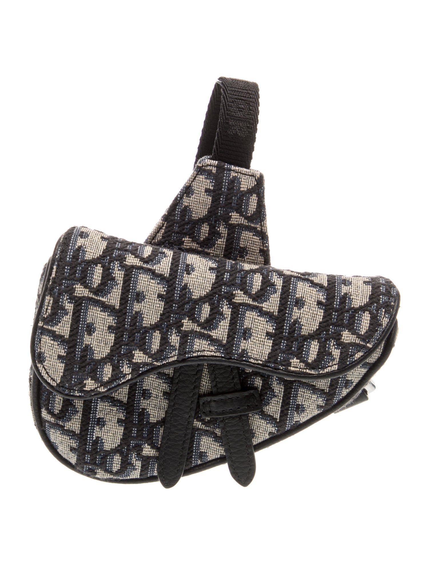 DIOR MEN Oblique Jacquard Christian Dior Saddle Micro