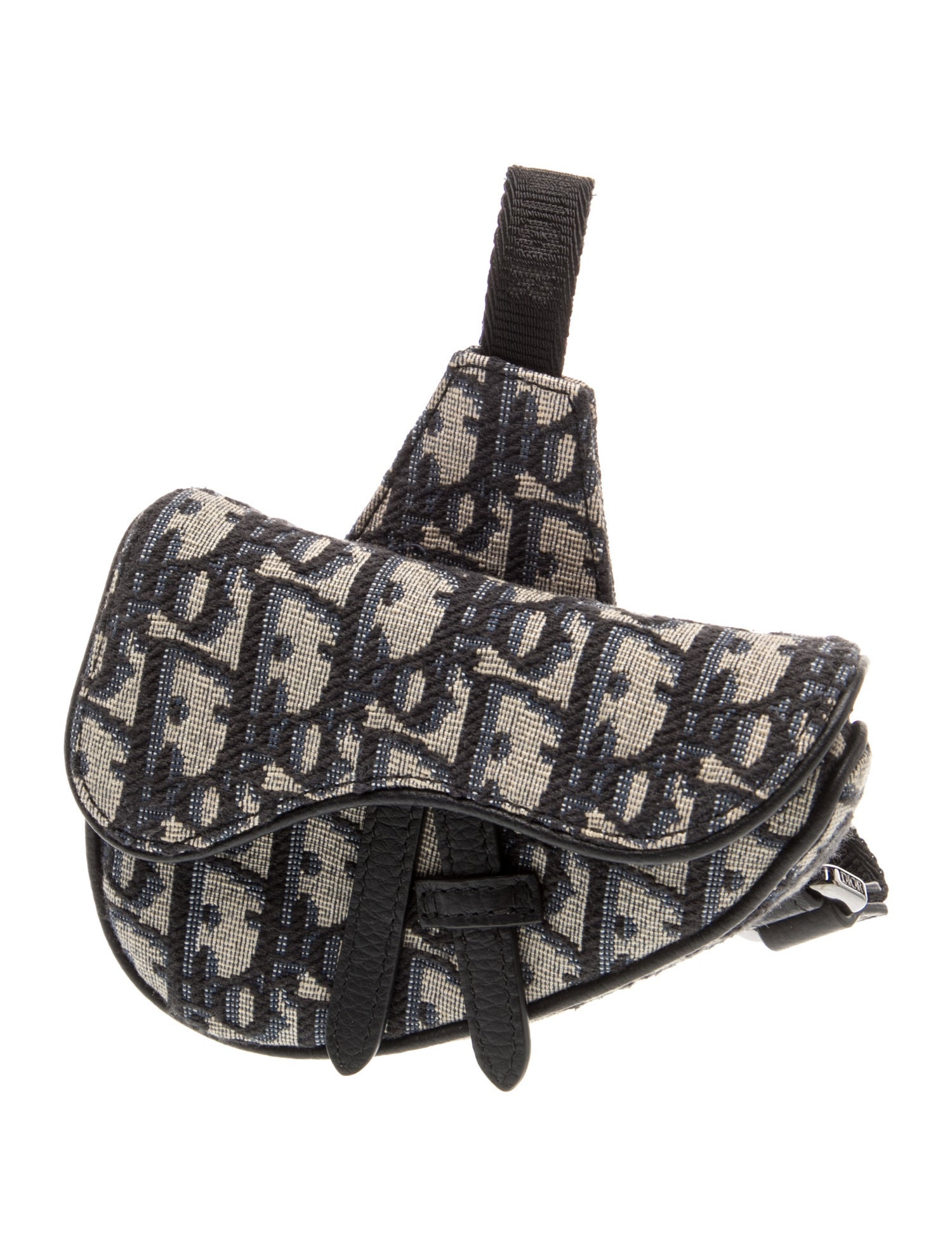 DIOR MEN Oblique Jacquard Christian Dior Saddle Micro
