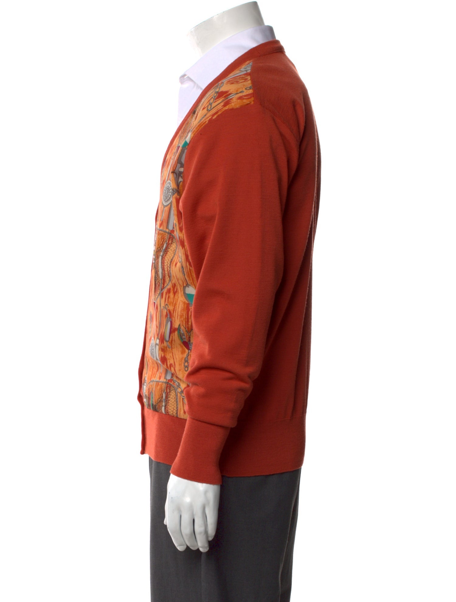 Christian Dior Vintage Graphic Print Cardigan