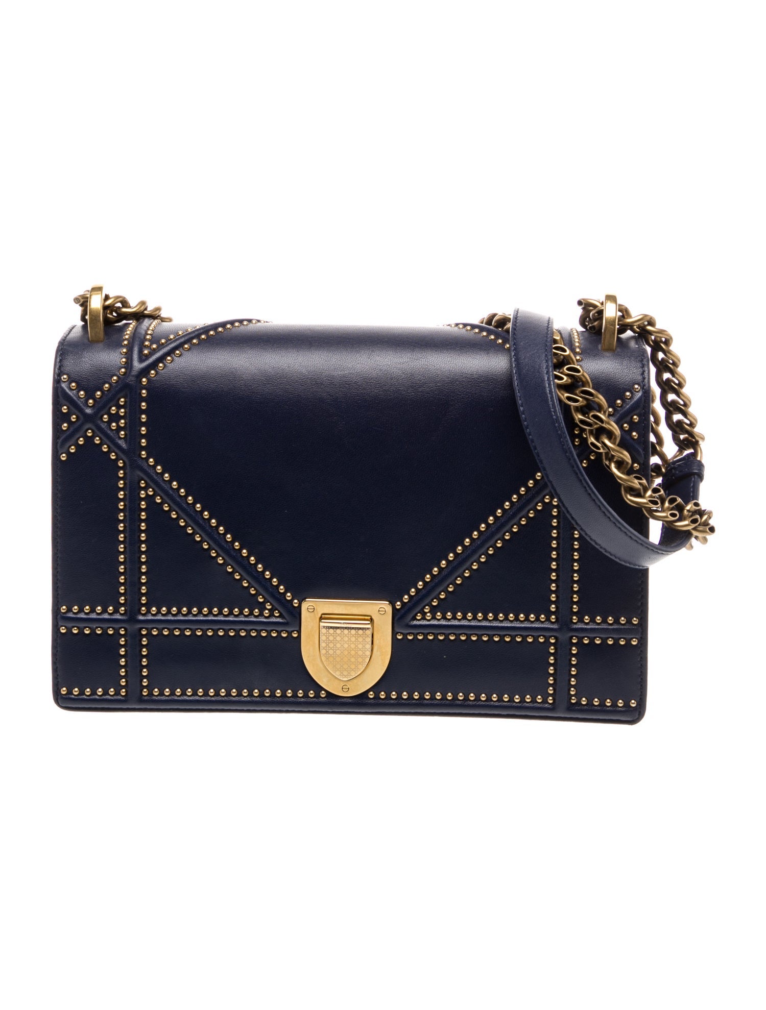 Christian Dior XL Cannage Lady Dior Bag w/ Strap - Black Shoulder