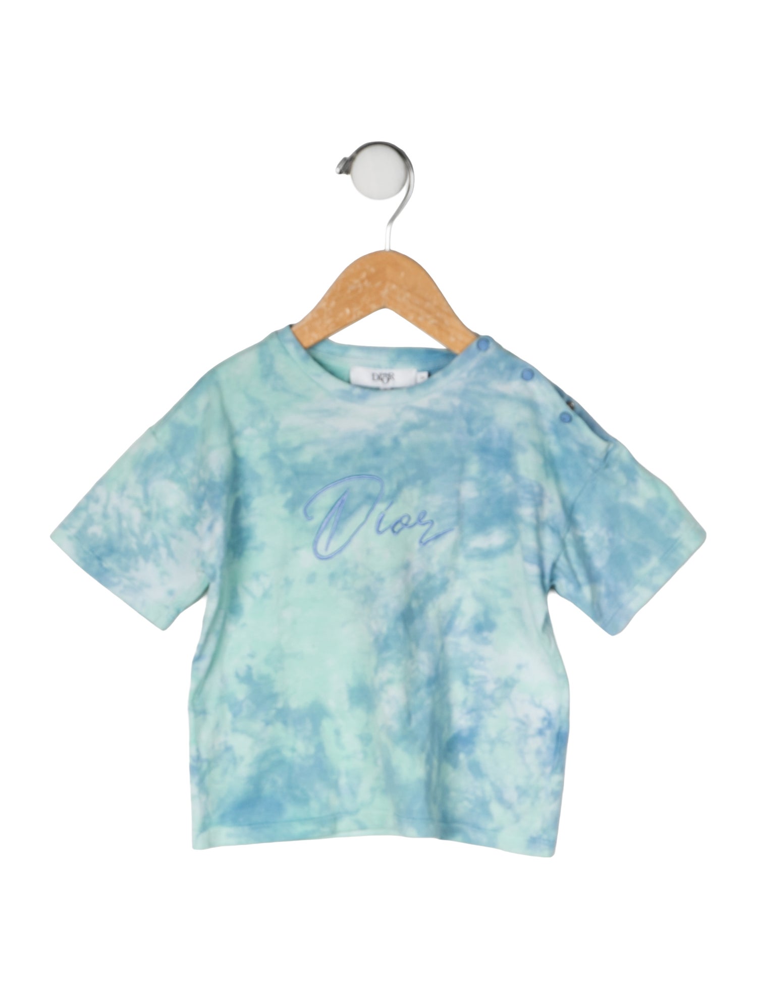Christian Dior Logo Tie Dye T-shirt