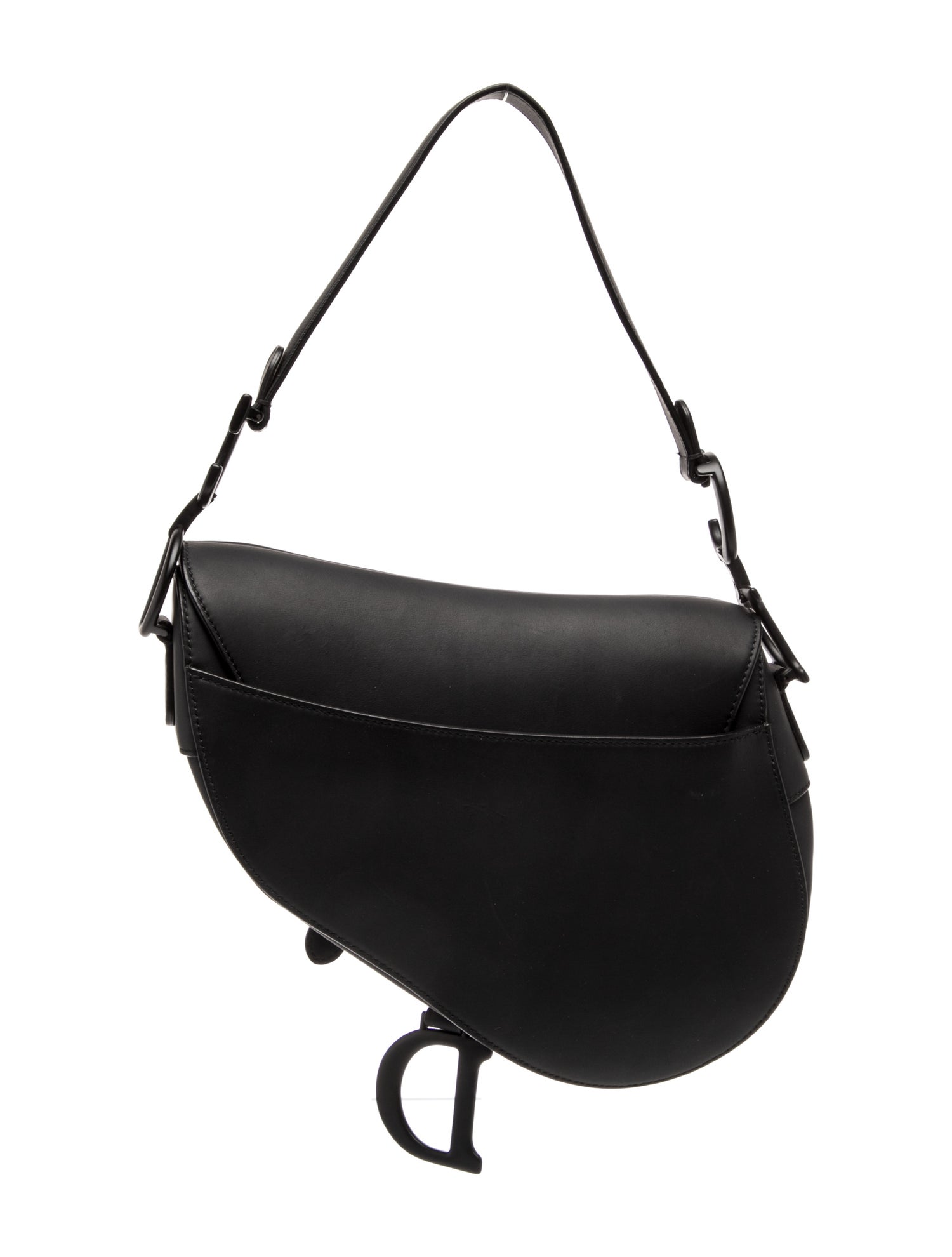 Christian Dior Leather Saddle - Black Shoulder Bags, Handbags