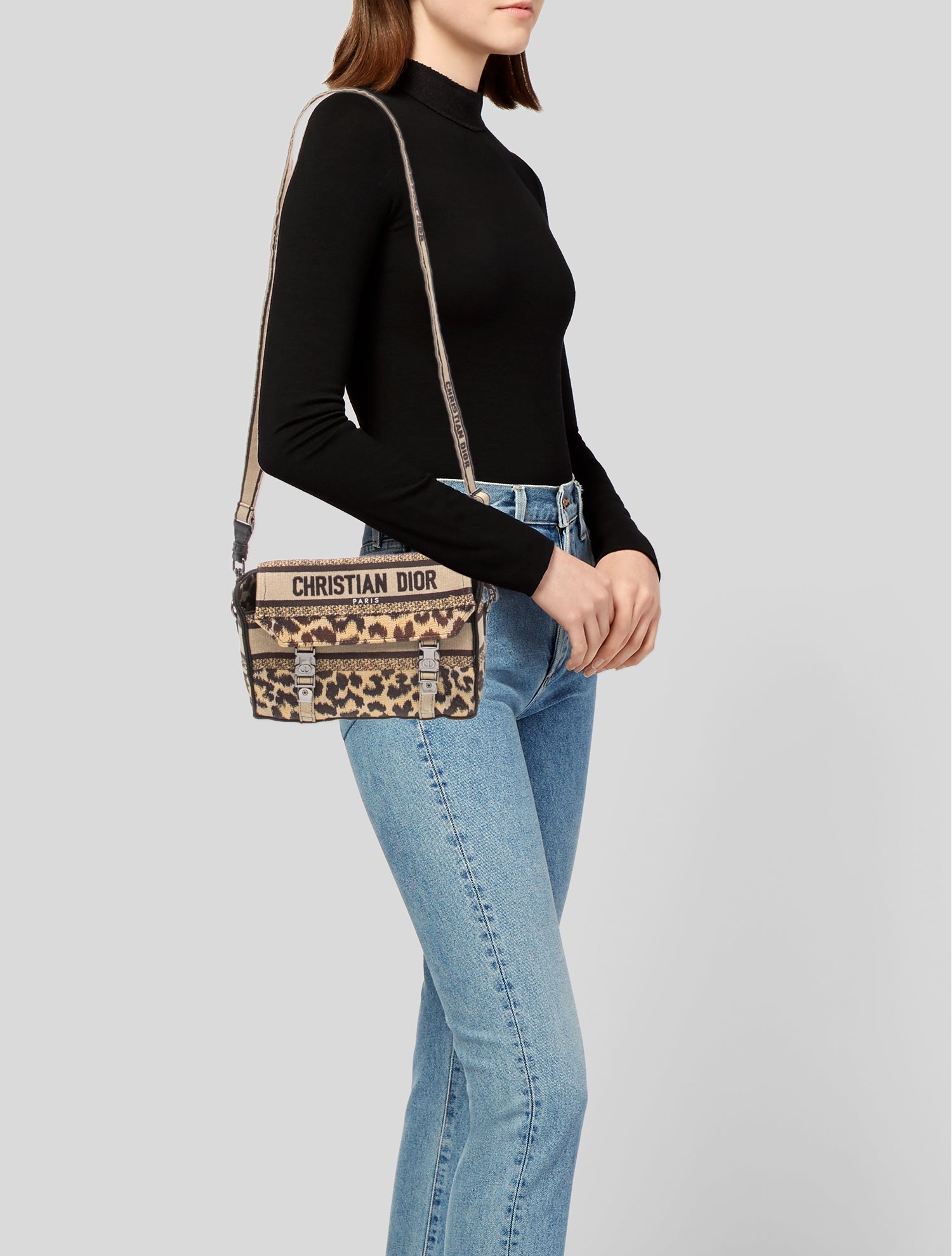 Christian Dior Oblique Jacquard Diorcamp - Blue Crossbody Bags