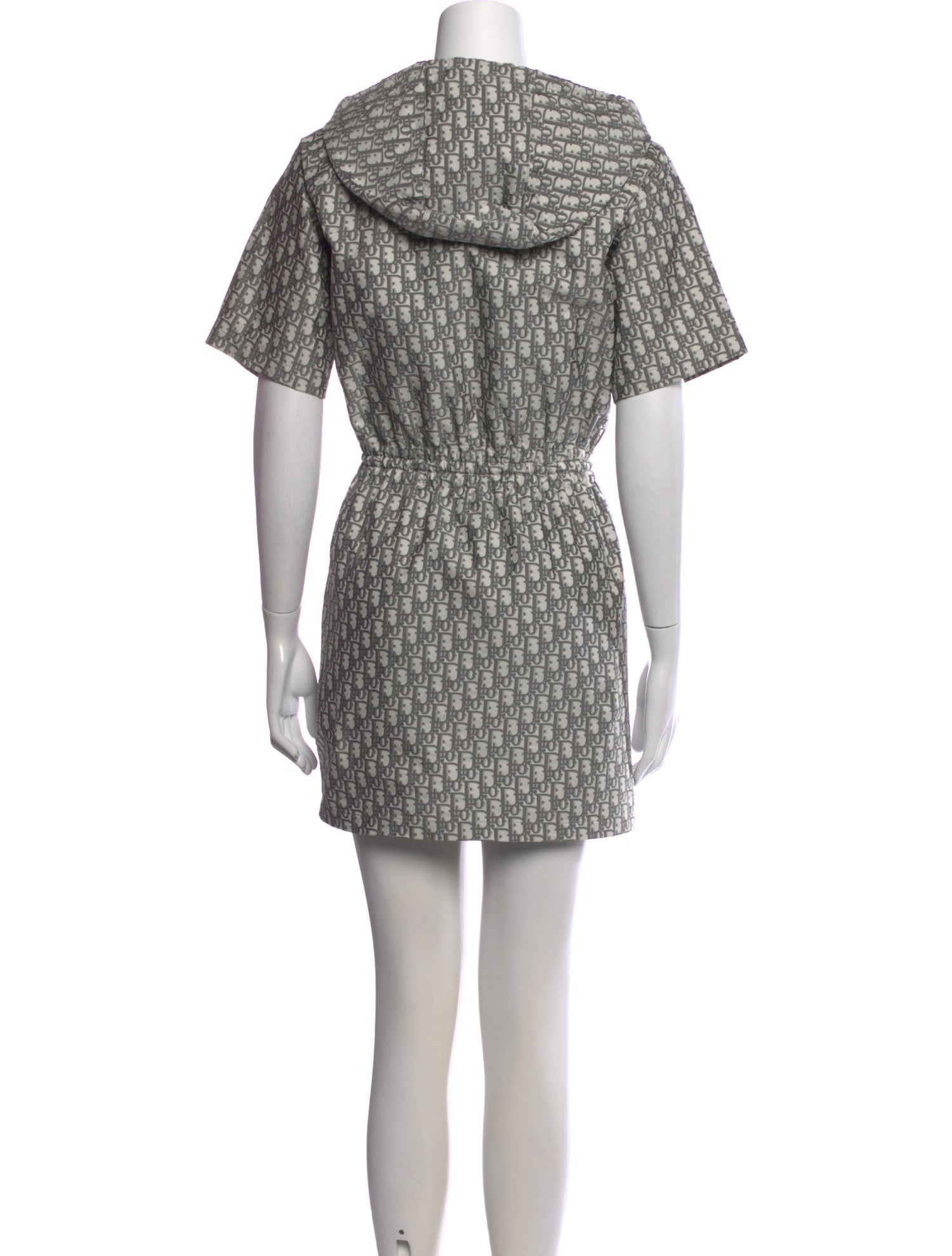 christian dior grey dress Christian Dior Grey Wool Belted Midi Dress S Dior