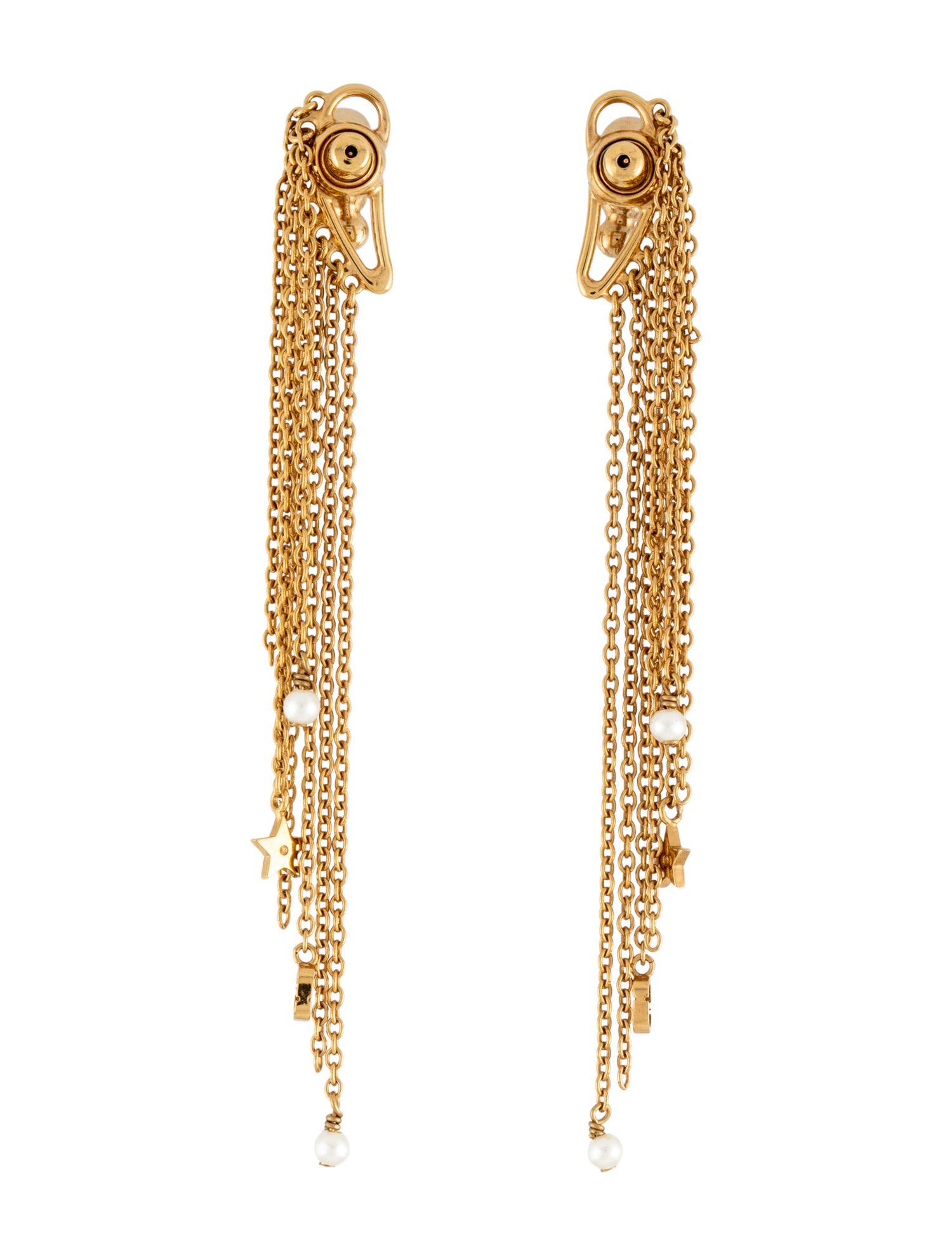 Christian Dior Danseuse Étoile Multichain Drop Earrings