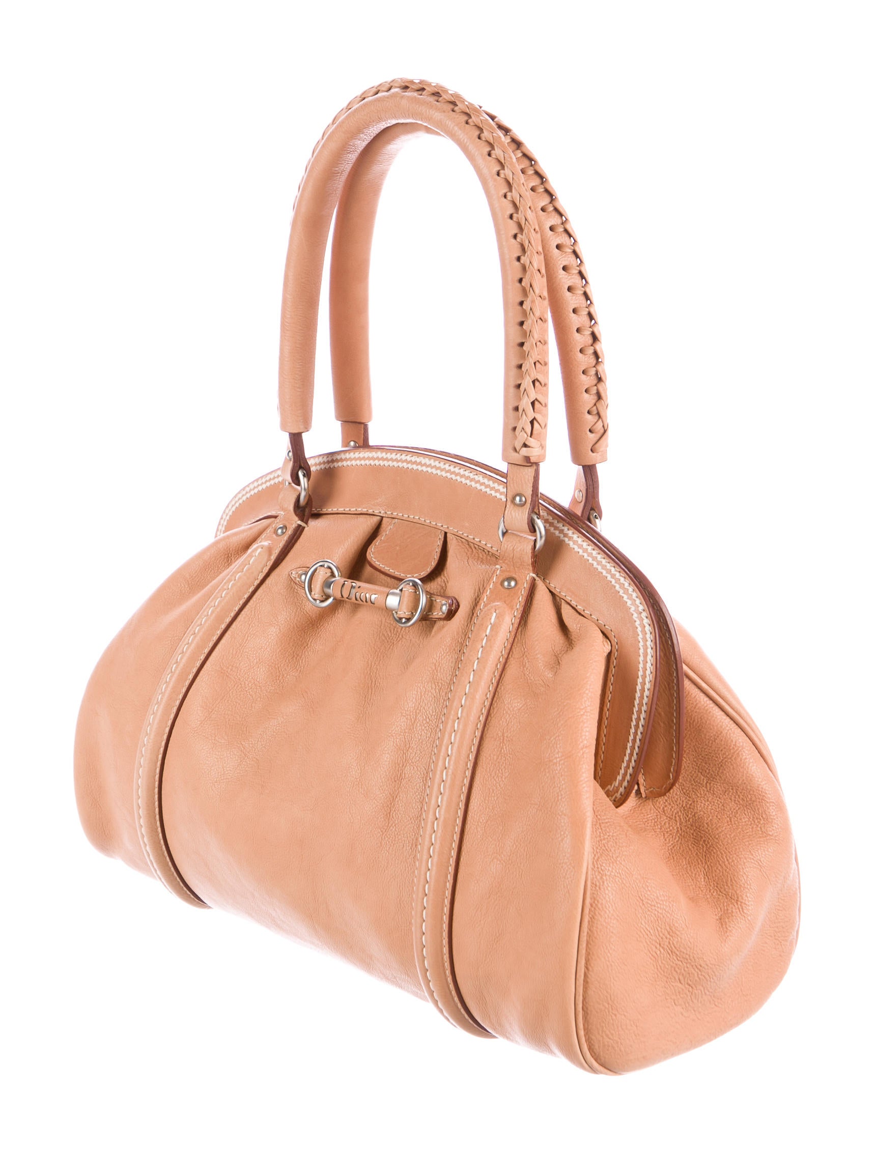 Christian Dior Leather Handle Bag Handbags CHR59758 The RealReal