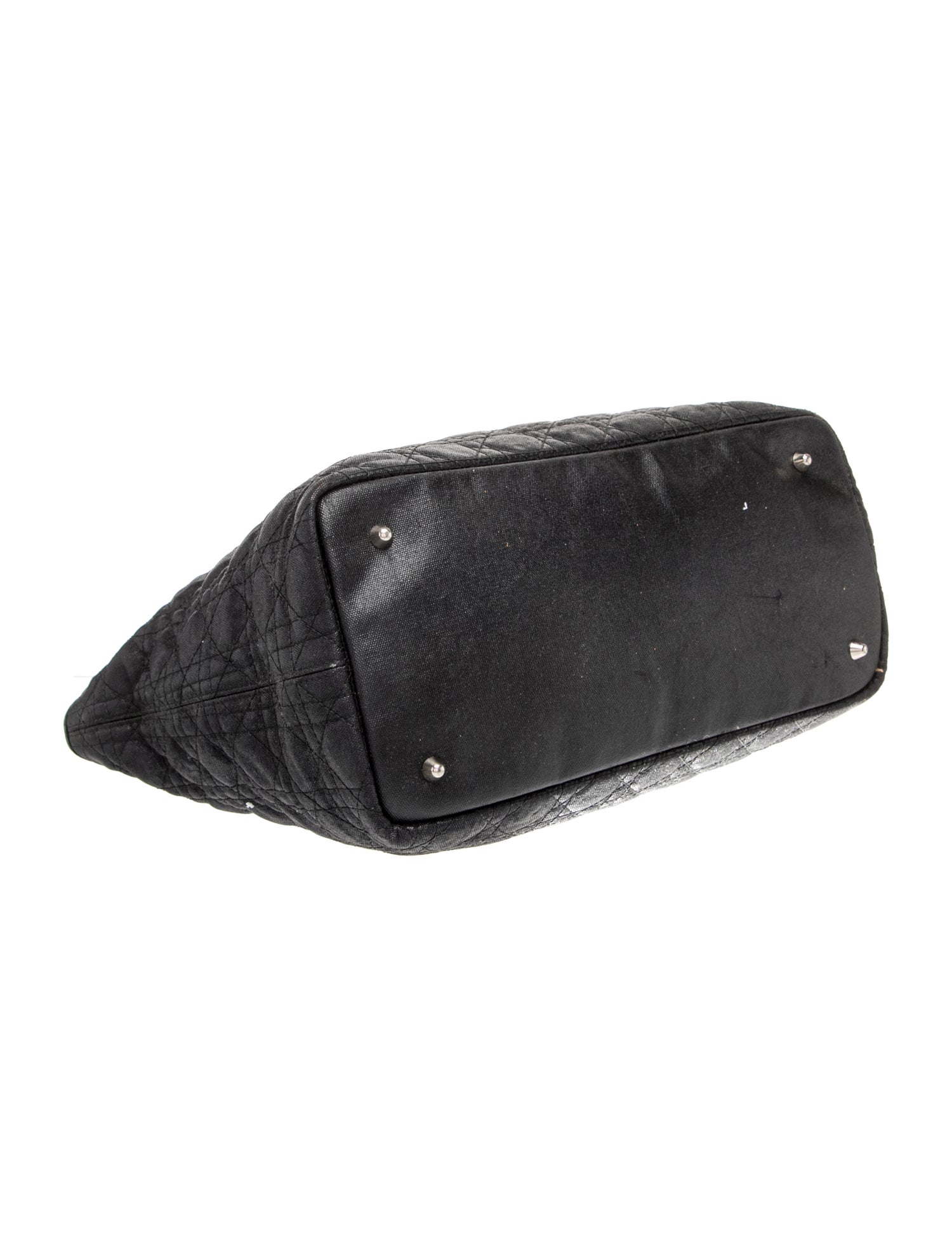 Christian Dior Cannage Panarea Medium - Black Totes, Handbags