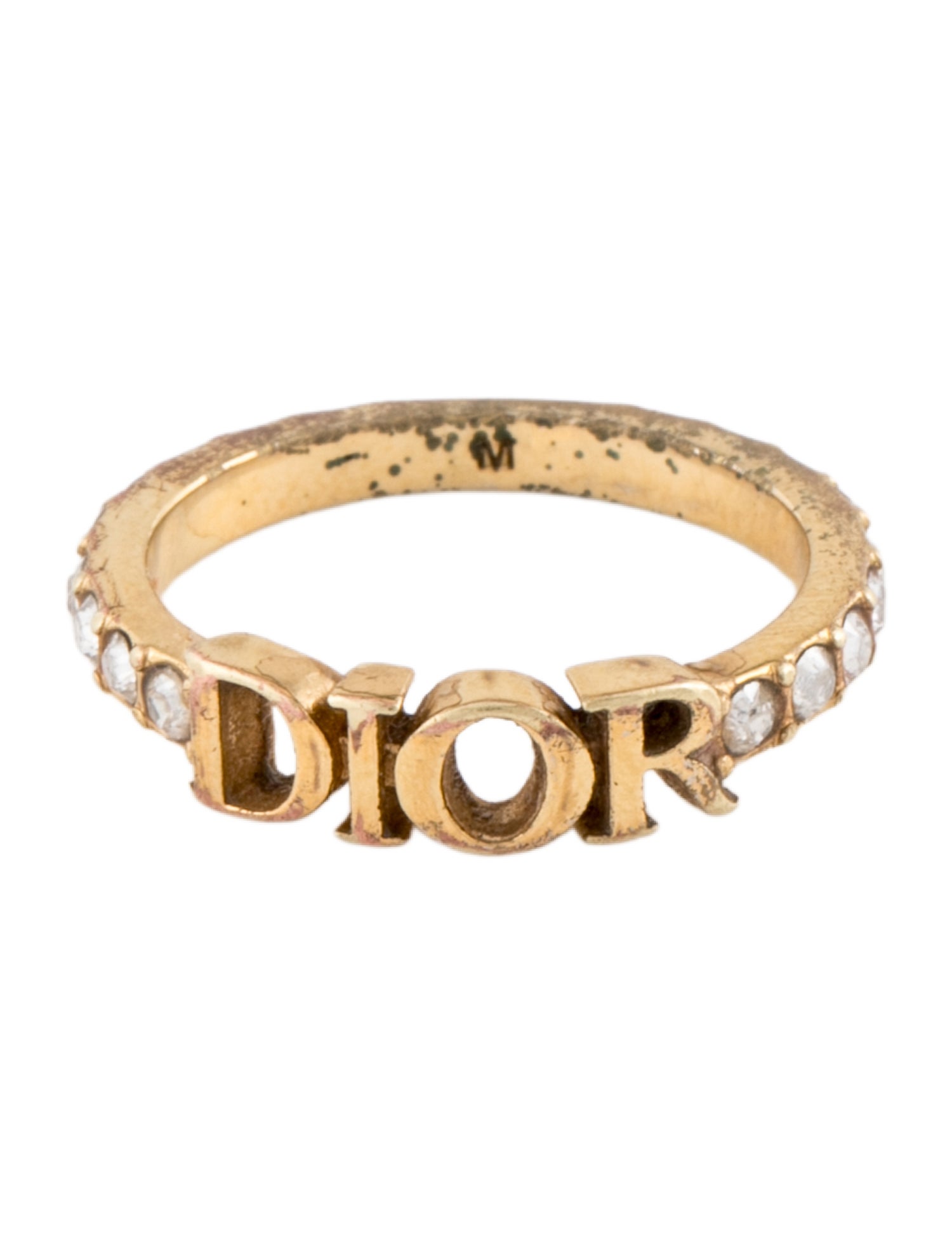 Christian Dior Crystal Dio(r)evolution Ring - Clear Band, Rings