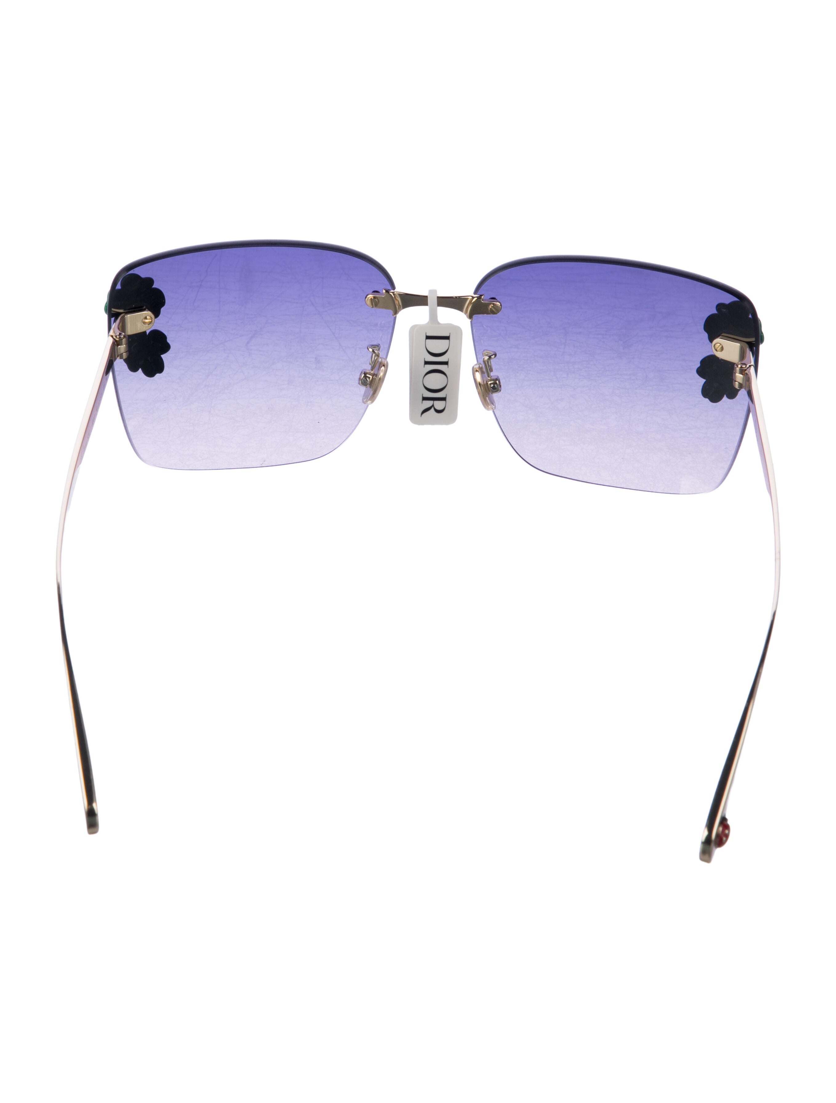Christian Dior Glossy 1 Sunglasses - Black Sunglasses, Accessories