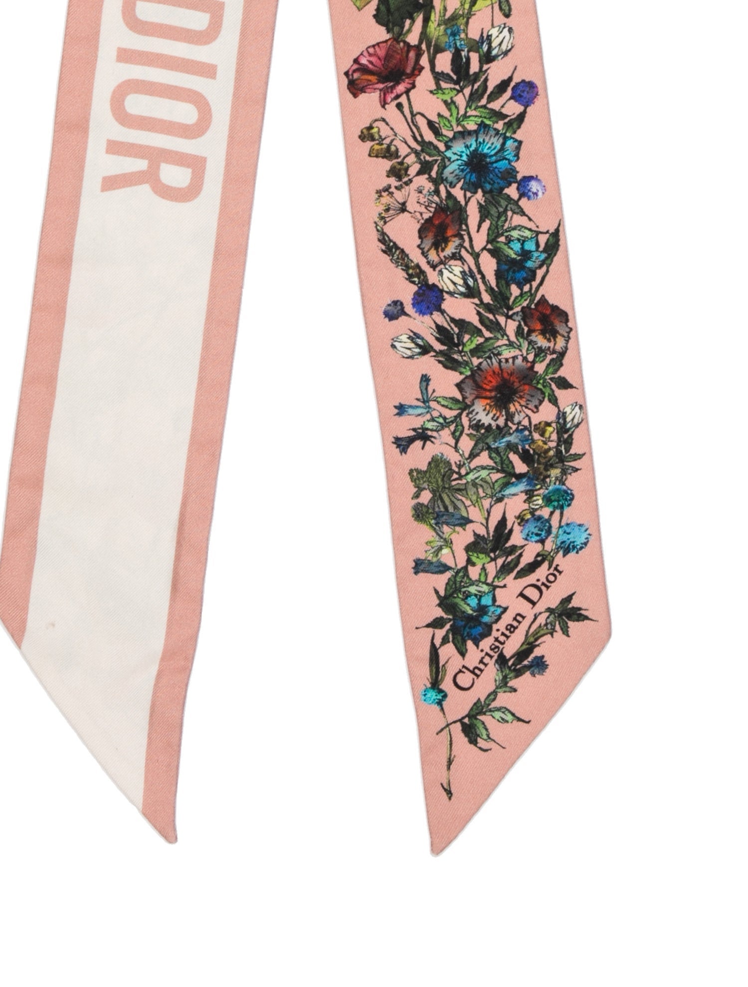 Christian Dior D-Millefiori Mitzah Twilly Silk Bandeau