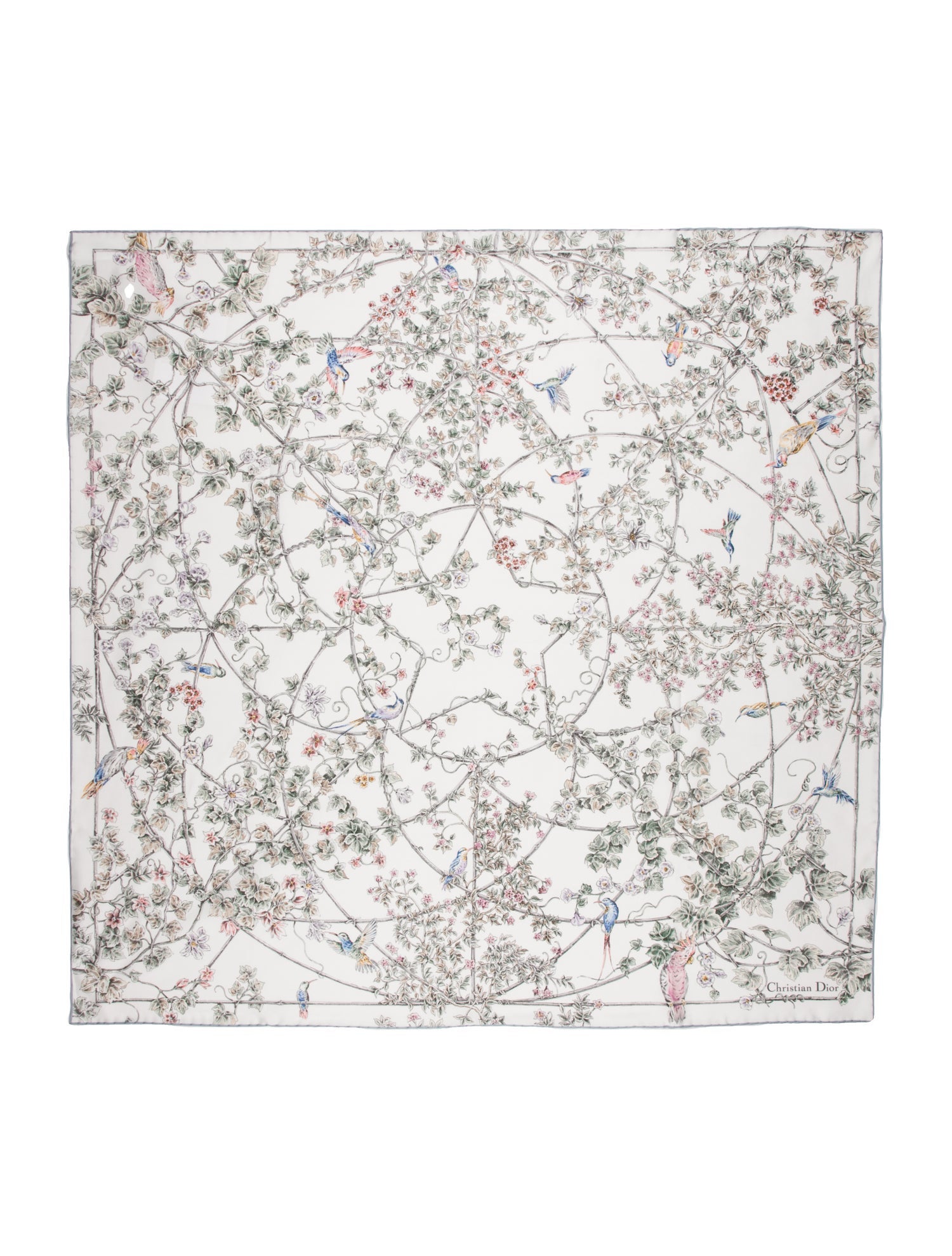 Christian Dior Silk Printed Scarf w/ Tags