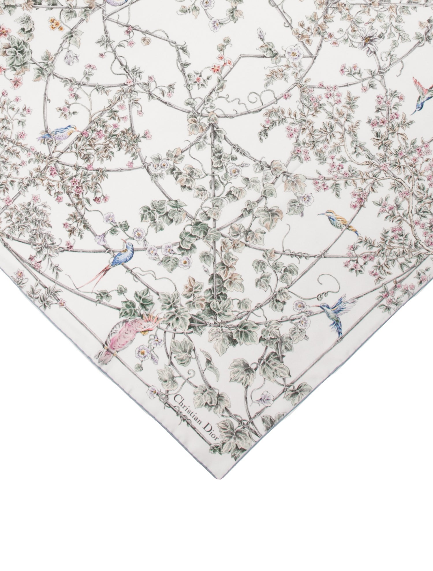 Christian Dior Silk Printed Scarf w/ Tags
