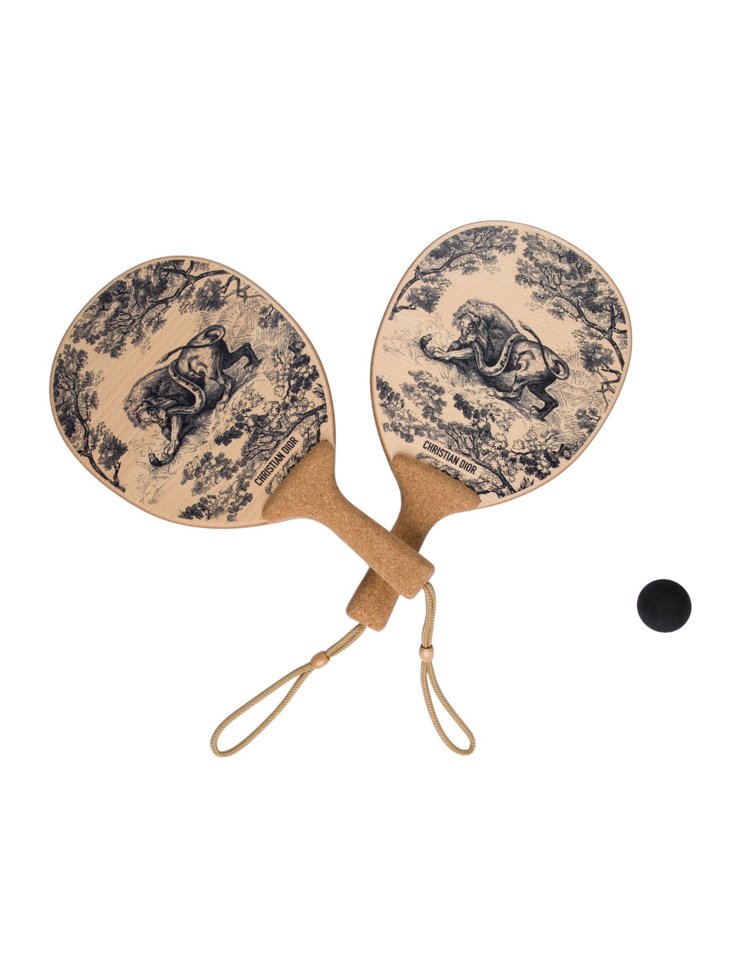 Christian Dior Pair of Dioriviera Beach Rackets