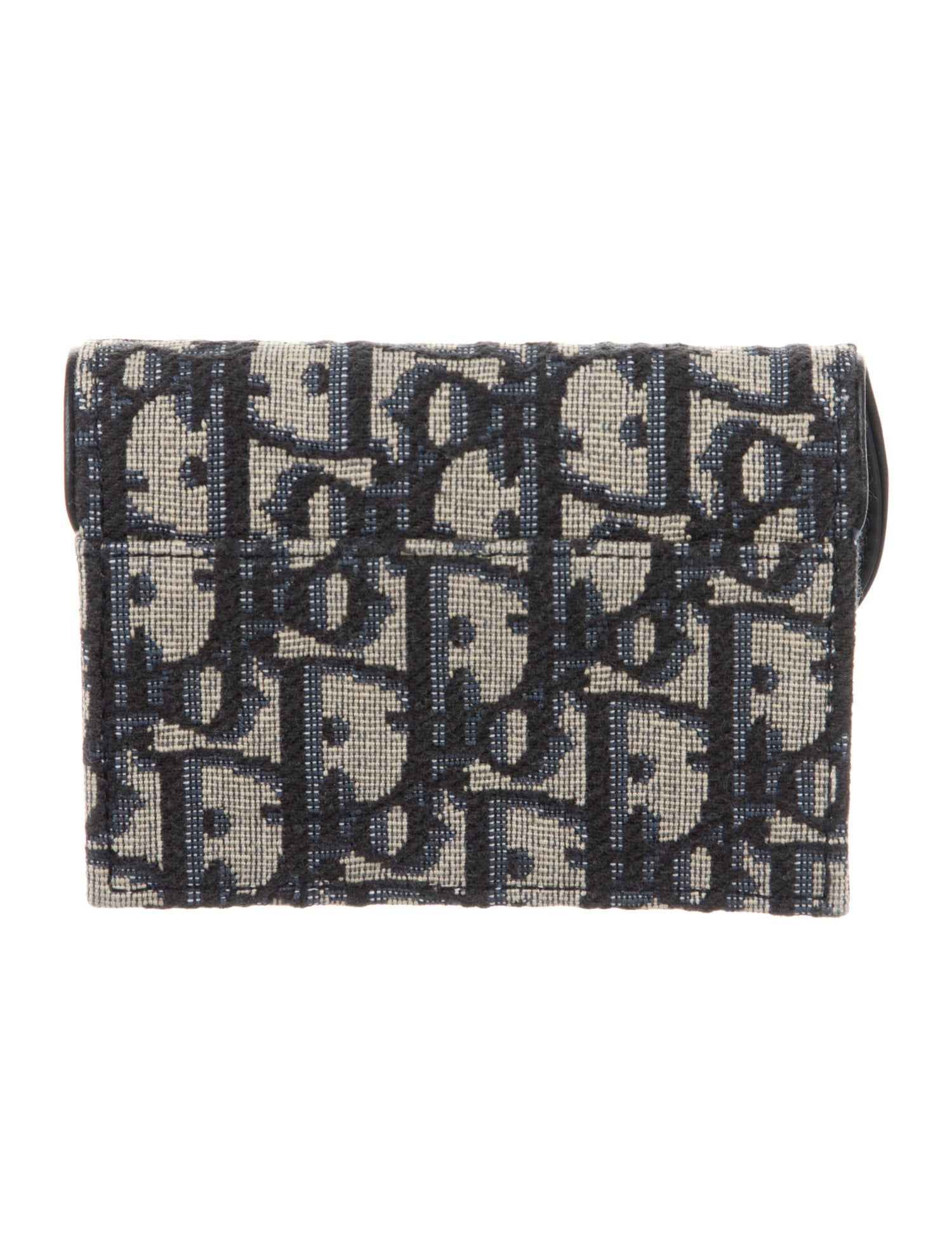 Christian Dior 2023 Saddle Bloom Cardholder Compact Wallet