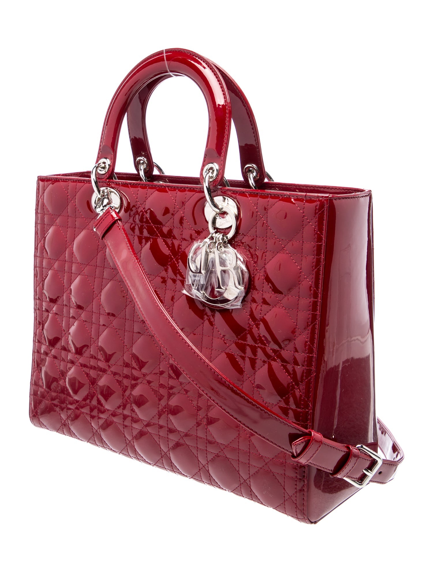 Christian Dior Crocodile Medium Lady Dior Bag w/ Tags - Blue