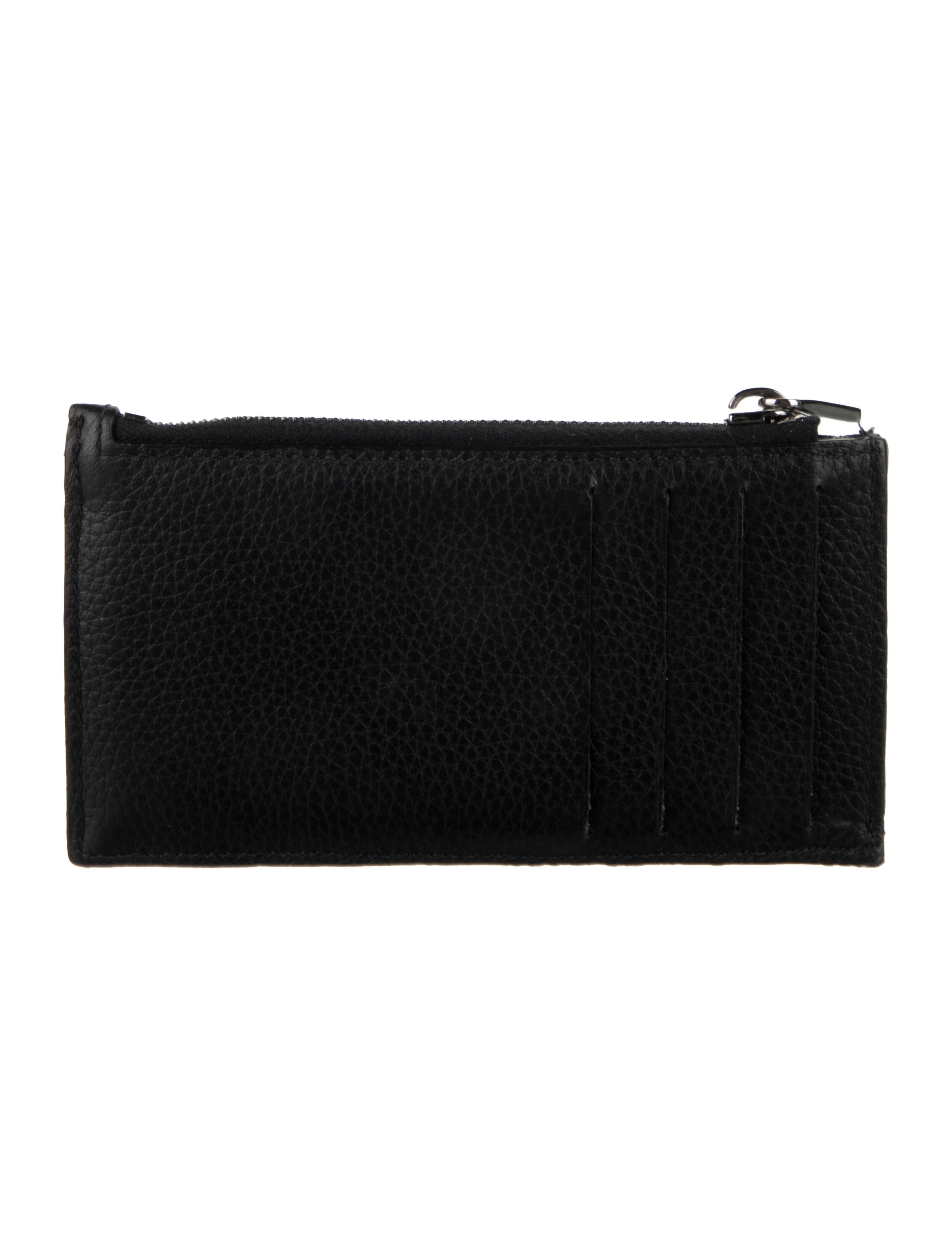 GUCCI×BALENCIAGA Continental Wallet Gucci x Balenciaga Canvas Printed Continental Wallet - Black