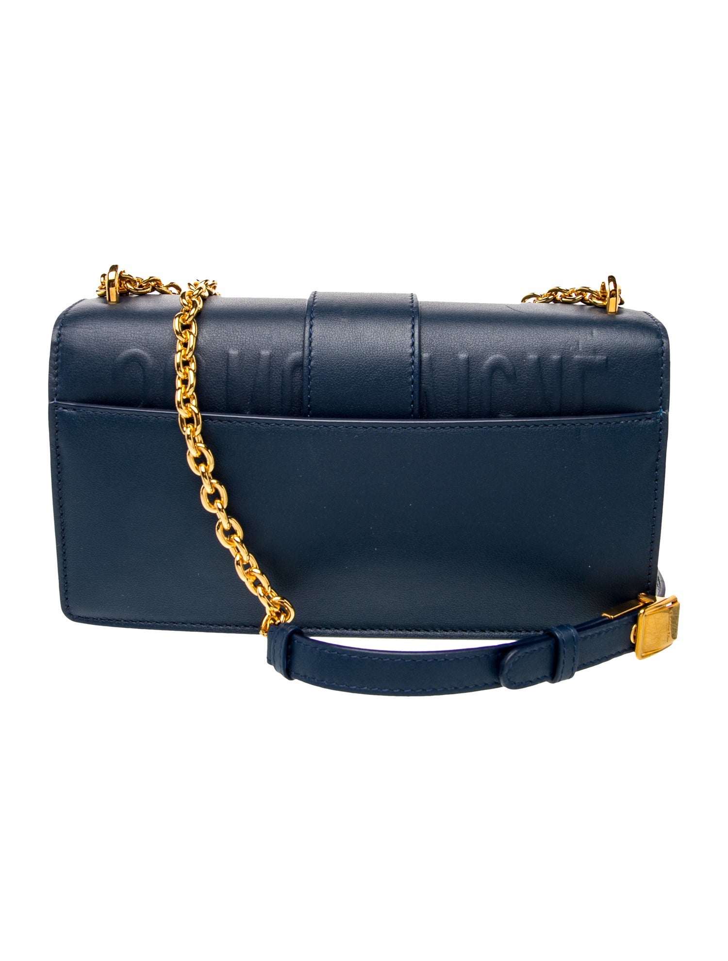 Christian Dior Leather 30 Montaigne - Blue Shoulder Bags, Handbags
