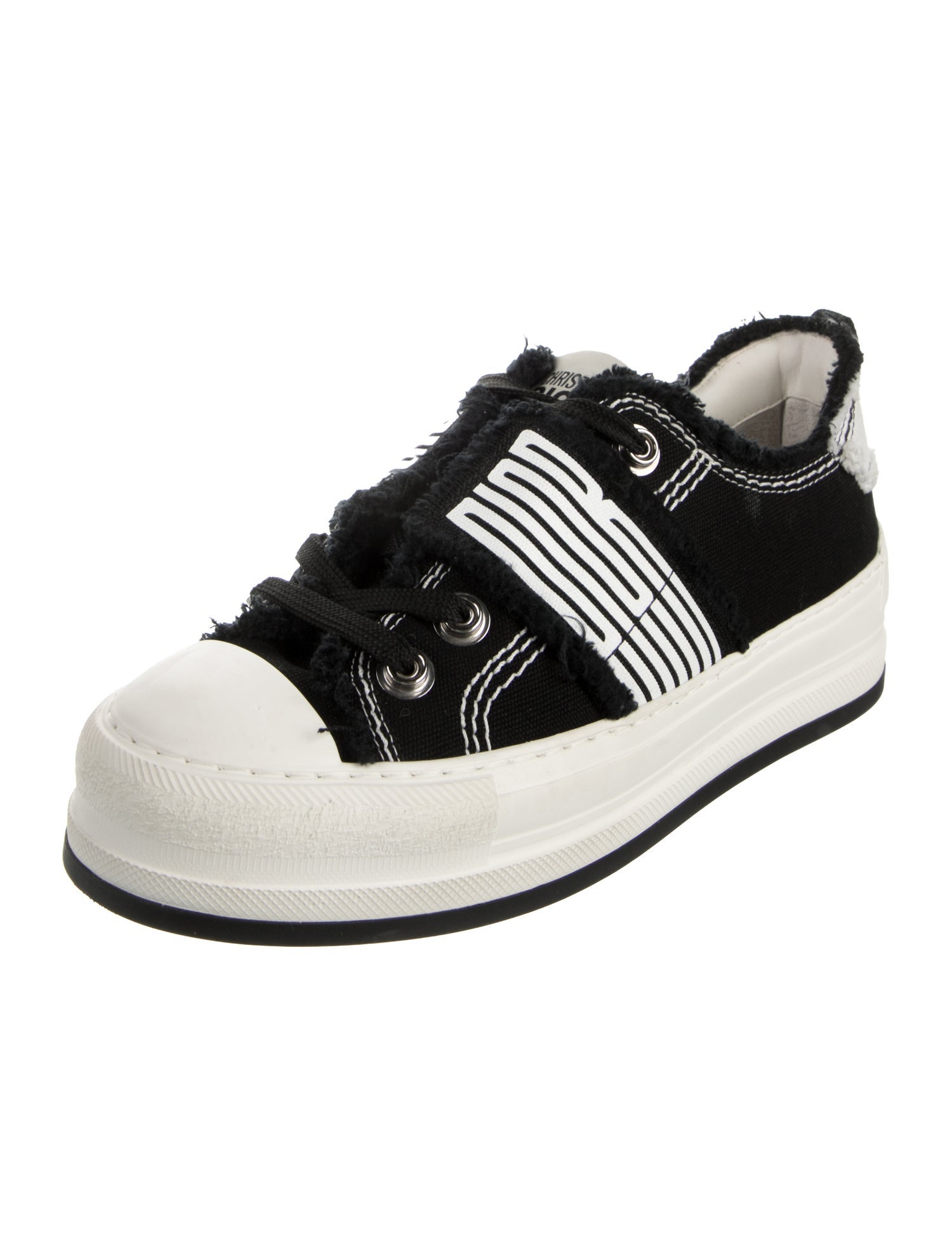 Christian Dior Canvas Graphic Print Sneakers