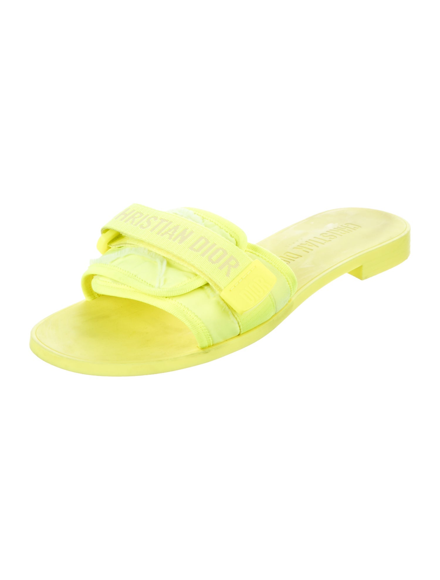 Christian Dior Graphic Print Slides
