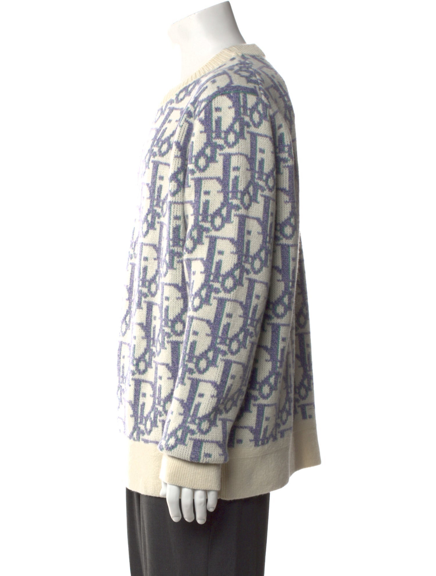 DIOR MEN 2021 Oblique Jacquard Pullover w/ Tags