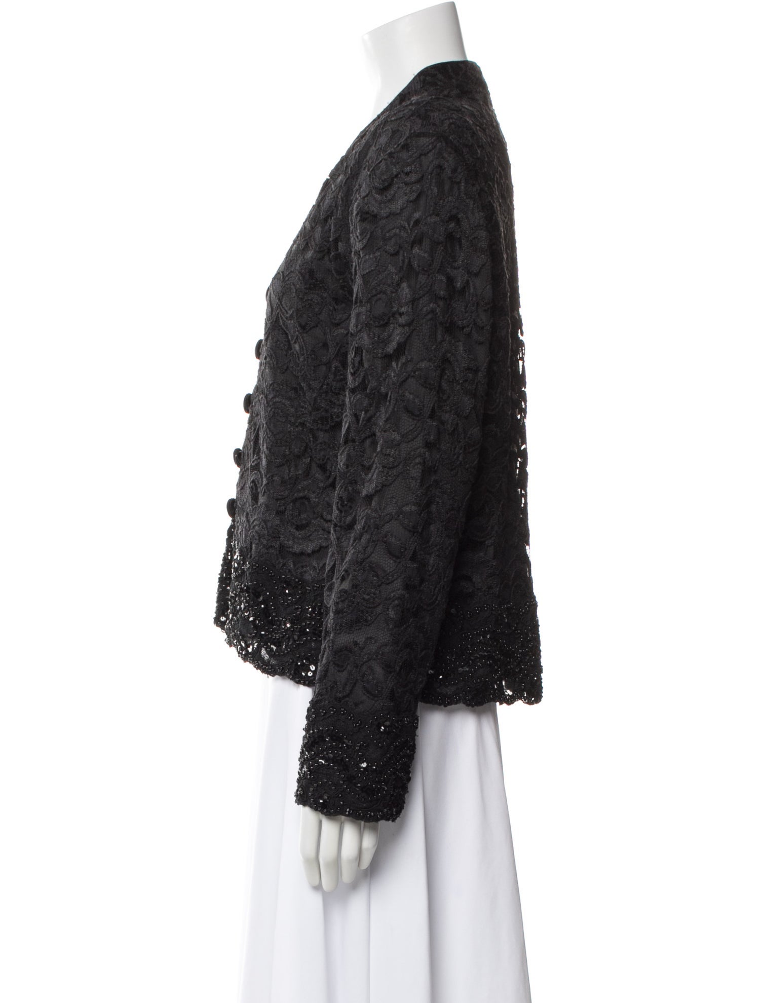 Christian Dior Lace Lace Pattern Jacket