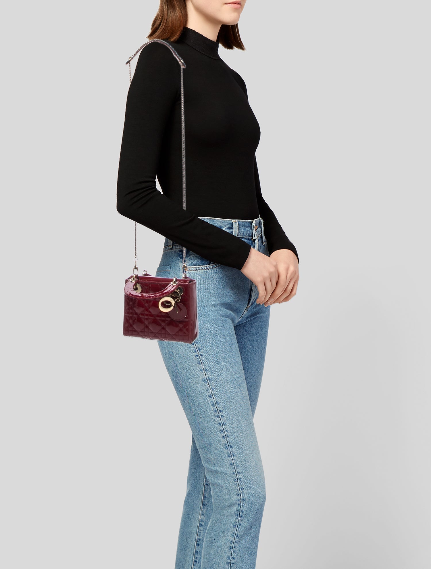 Christian Dior x Jamilla Okubo Mini Lady Dior Art Bag - Blue