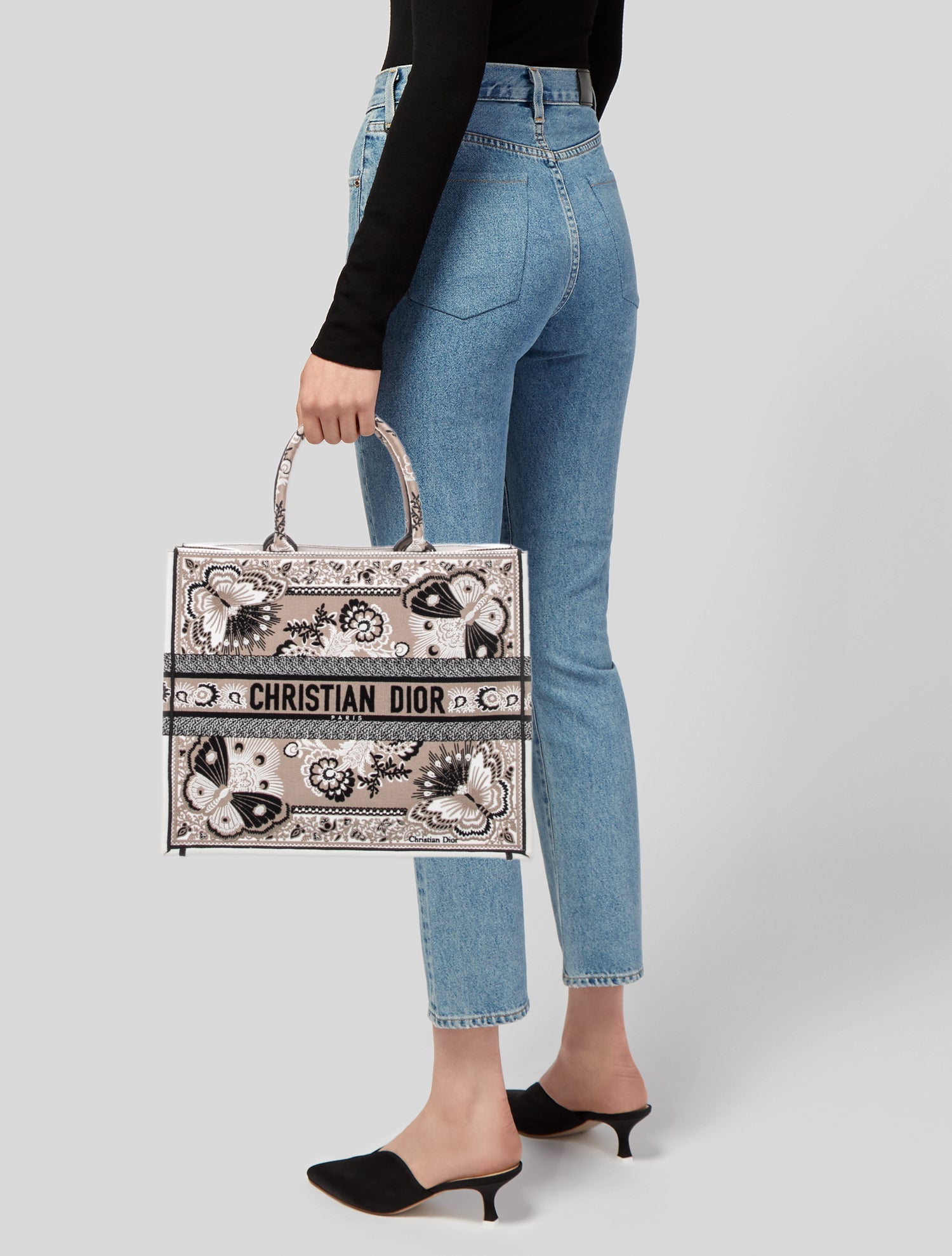Christian Dior Canvas Book Tote Large 2023