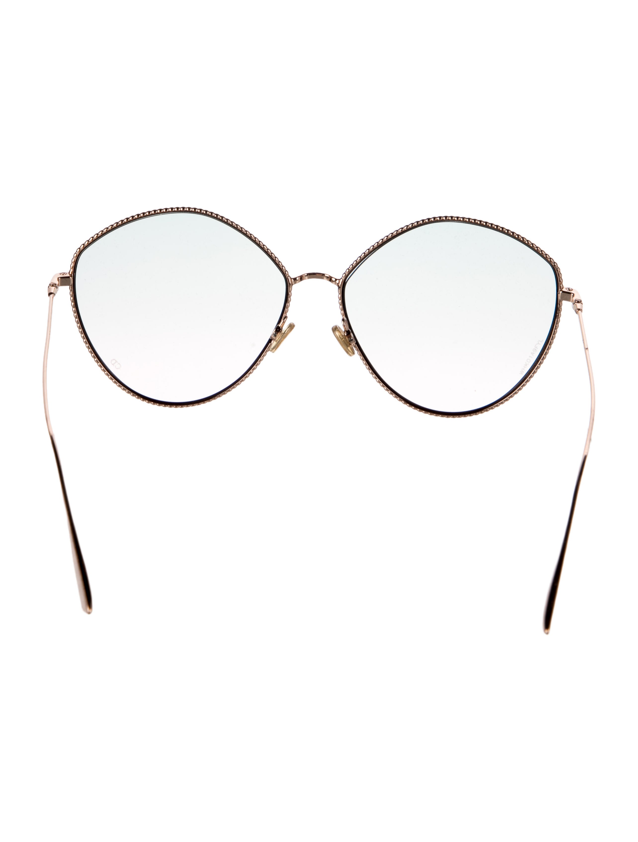 Christian Dior Round Gradient Sunglasses