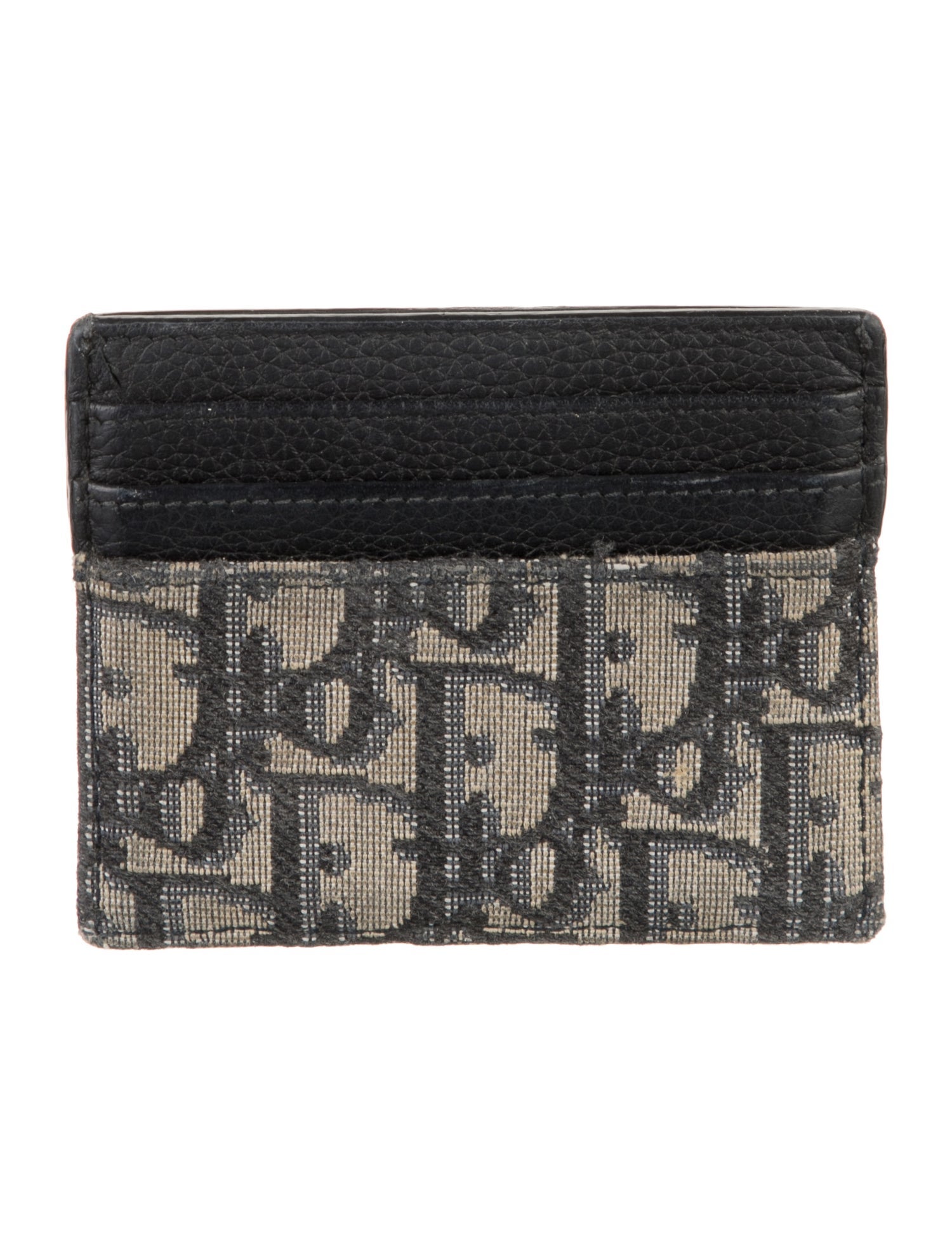 Christian Dior Canvas Printed Card Holder