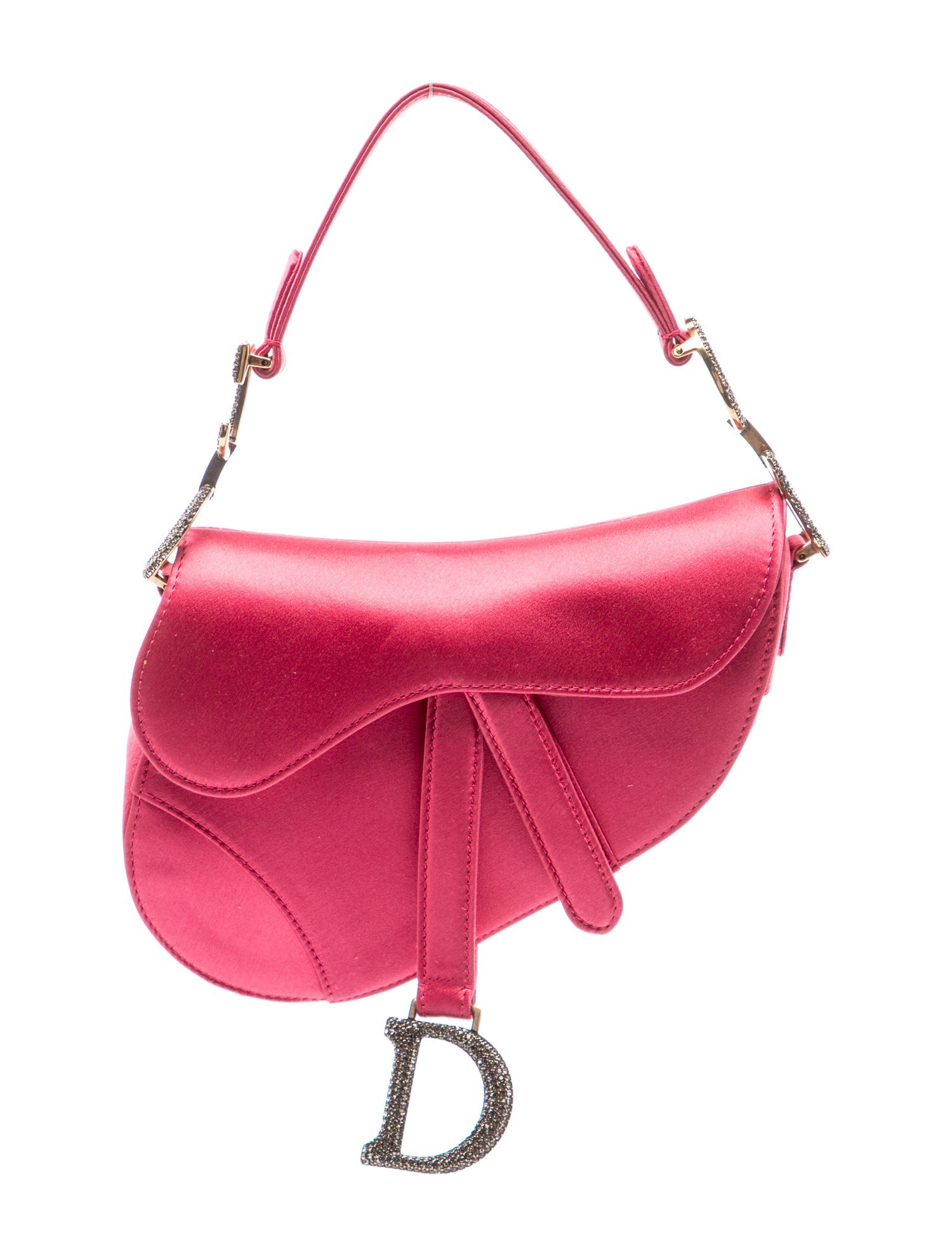Christian Dior Hardcore Piercing Saddle Bag - Brown Shoulder Bags