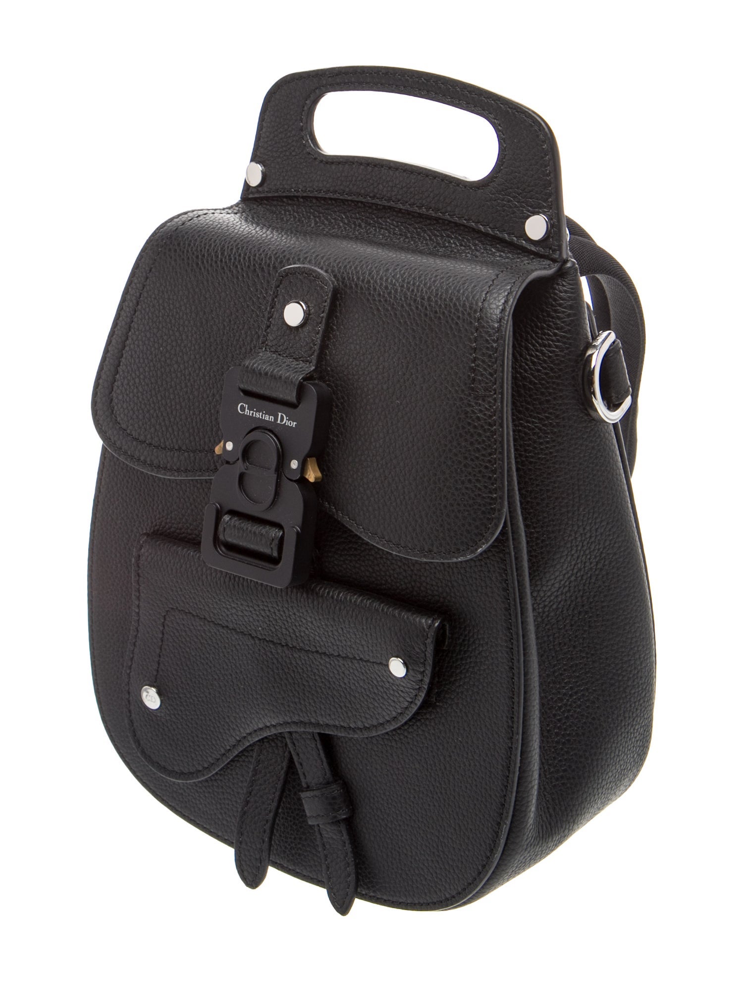 DIOR MEN Leather Christian Dior Saddle Mini